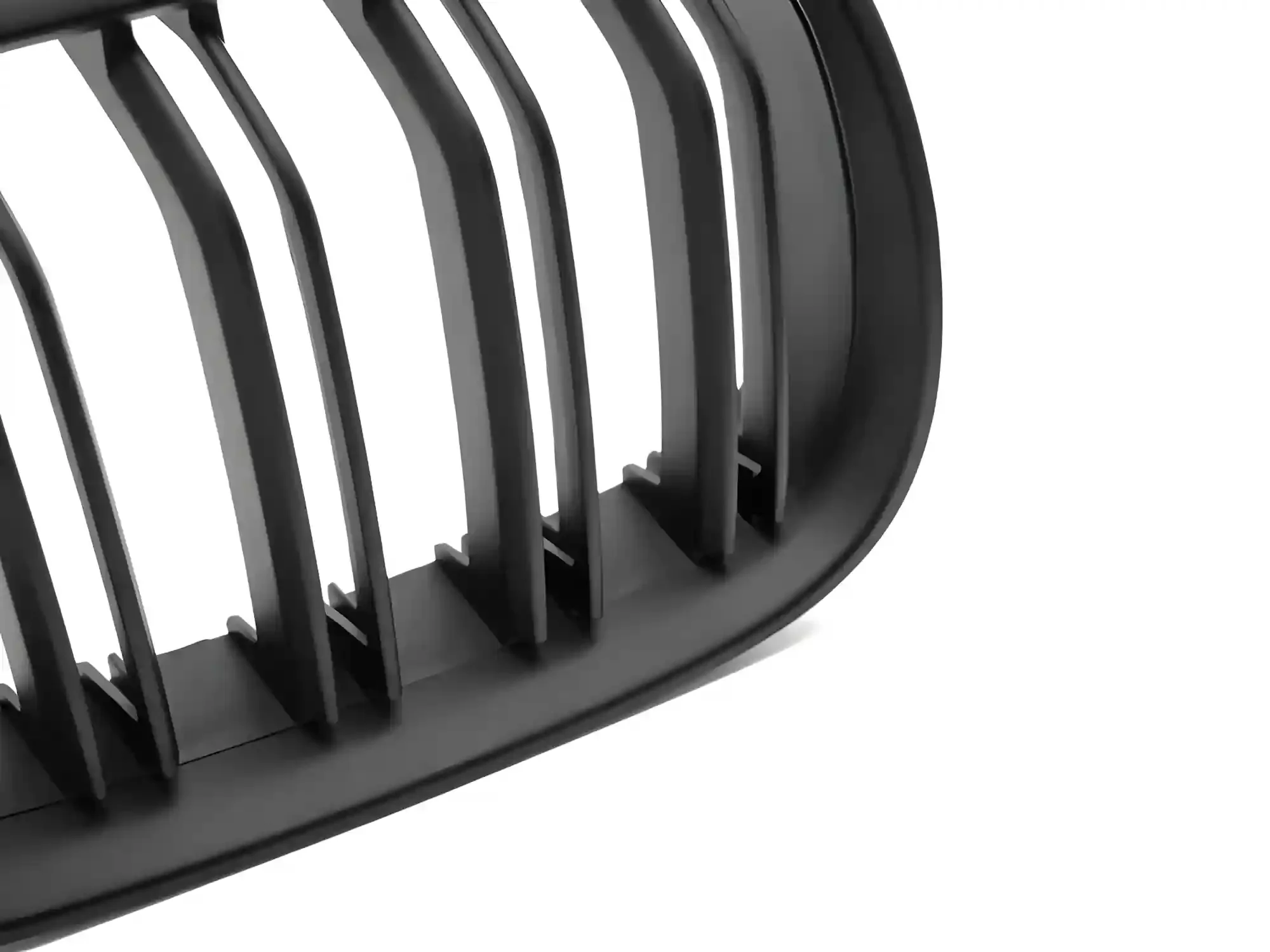 Grill BMW 3 (E92 / E93) 2006 - 2010 │ Sportsgrill - matt svart double bar – bilde 3
