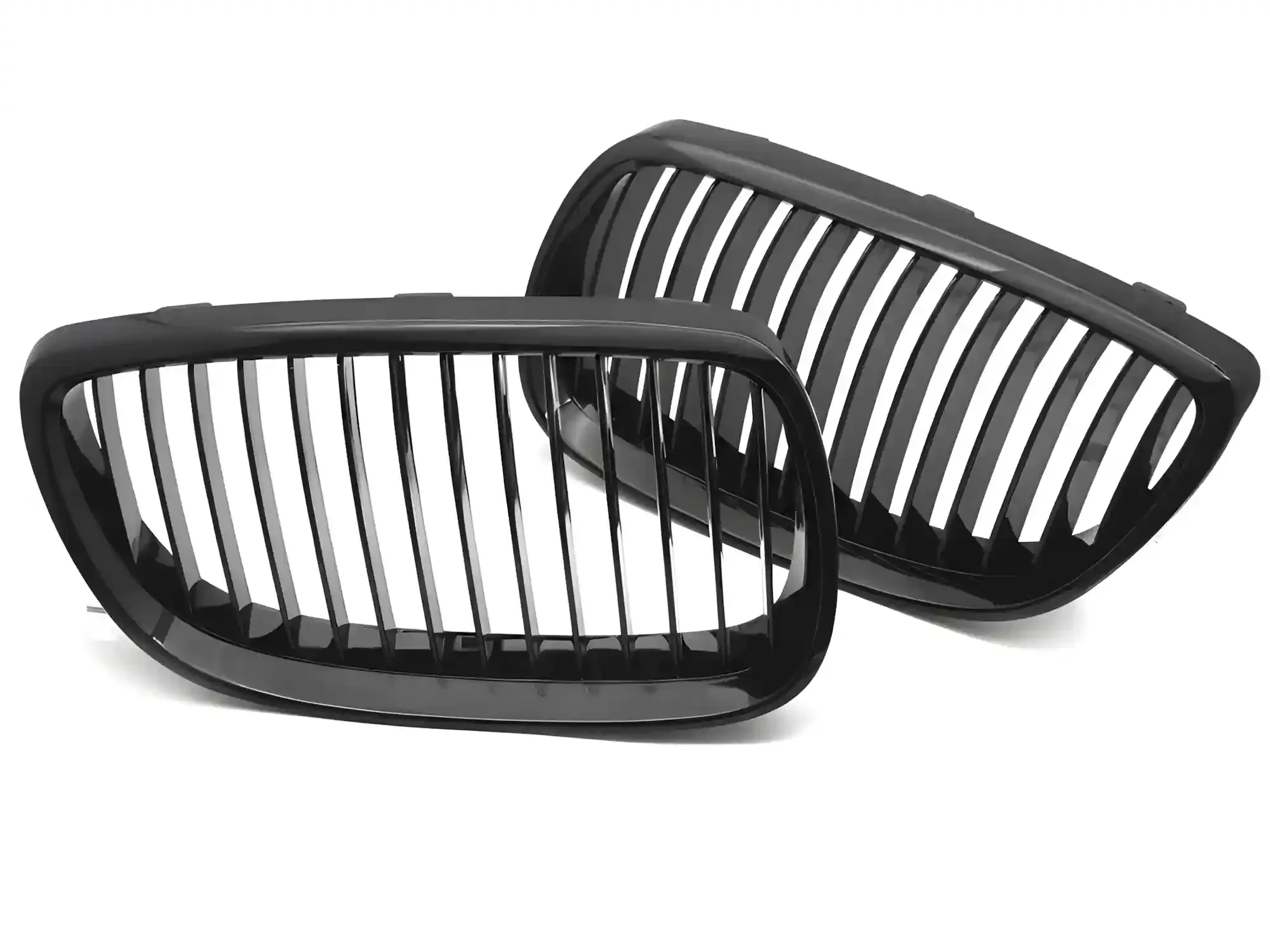 Grill BMW 3 (E92 / E93) 2006 - 2010 │ Sportsgrill - svart høyglans double bar