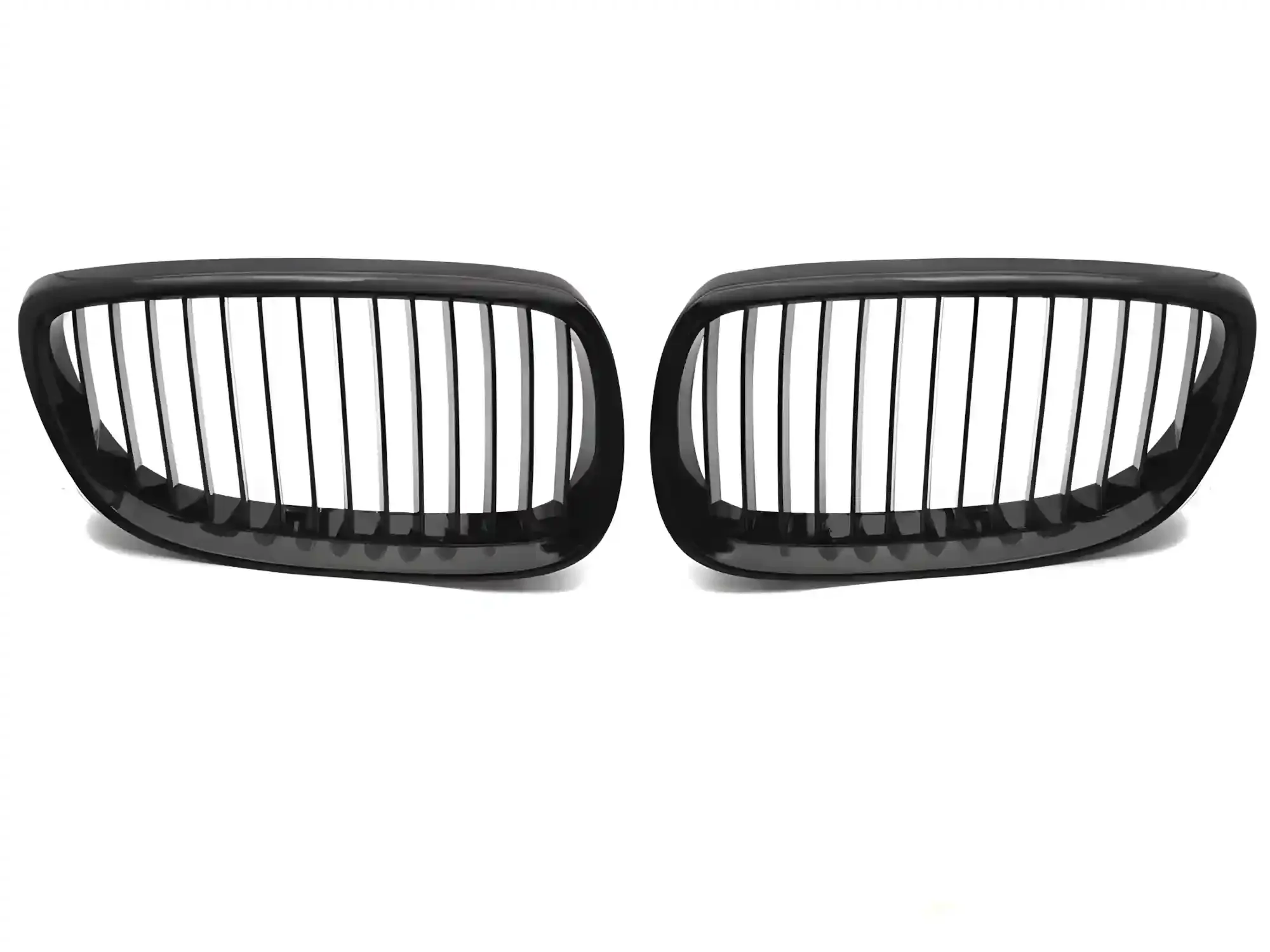 Grill BMW 3 (E92 / E93) 2006 - 2010 │ Sportsgrill - svart høyglans double bar – bilde 2