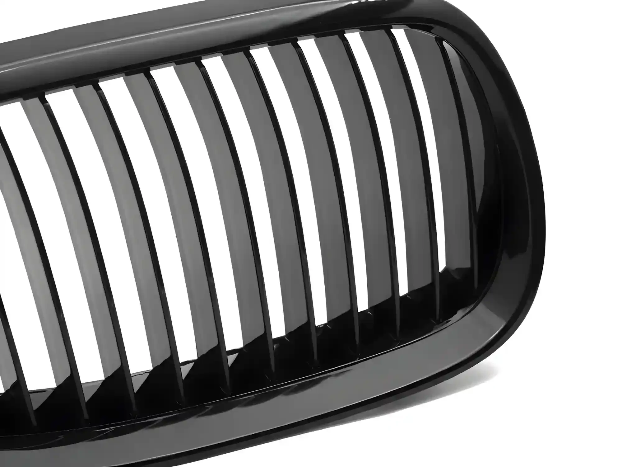 Grill BMW 3 (E92 / E93) 2006 - 2010 │ Sportsgrill - svart høyglans double bar – bilde 3