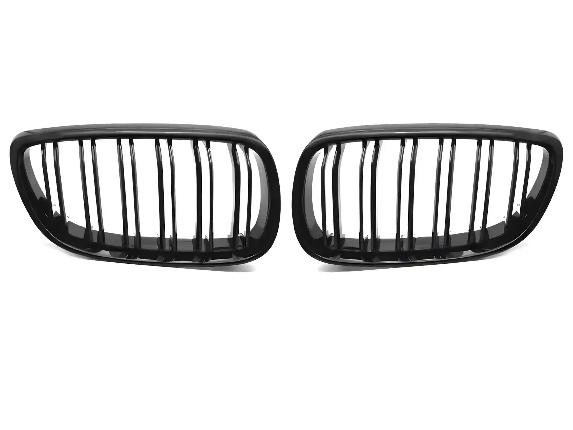 Grill BMW 3 (E92 / E93) 2006 - 2010 │ Sportsgrill - svart høyglans double bar – bilde 2