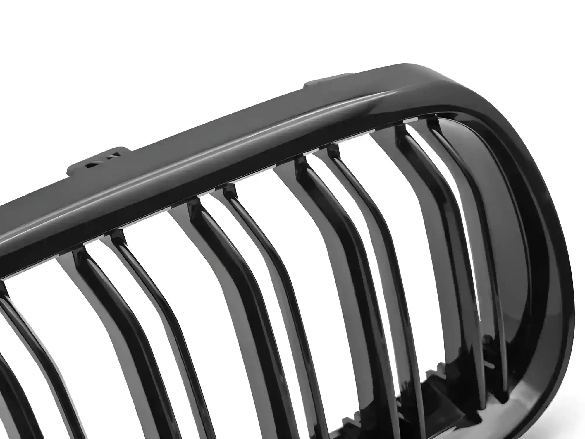 Grill BMW 3 (E92 / E93) 2006 - 2010 │ Sportsgrill - svart høyglans double bar – bilde 3