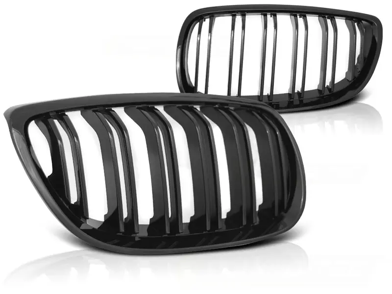 Grill BMW 3 (E92/E93) 2007 - 2010 | GLOSSY BLACK DOUBLE BAR SPORT LOOK