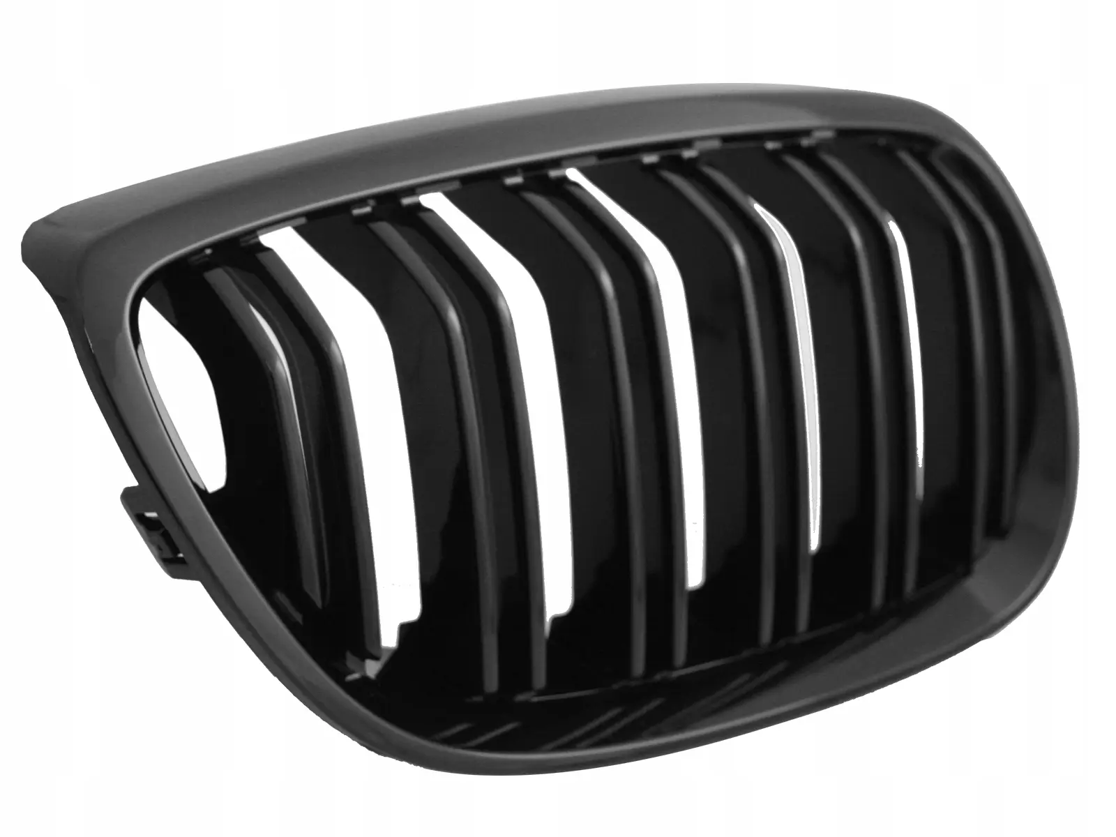 Grill BMW 3 (E92/E93) 2007 - 2010 | GLOSSY BLACK DOUBLE BAR SPORT LOOK – bilde 5