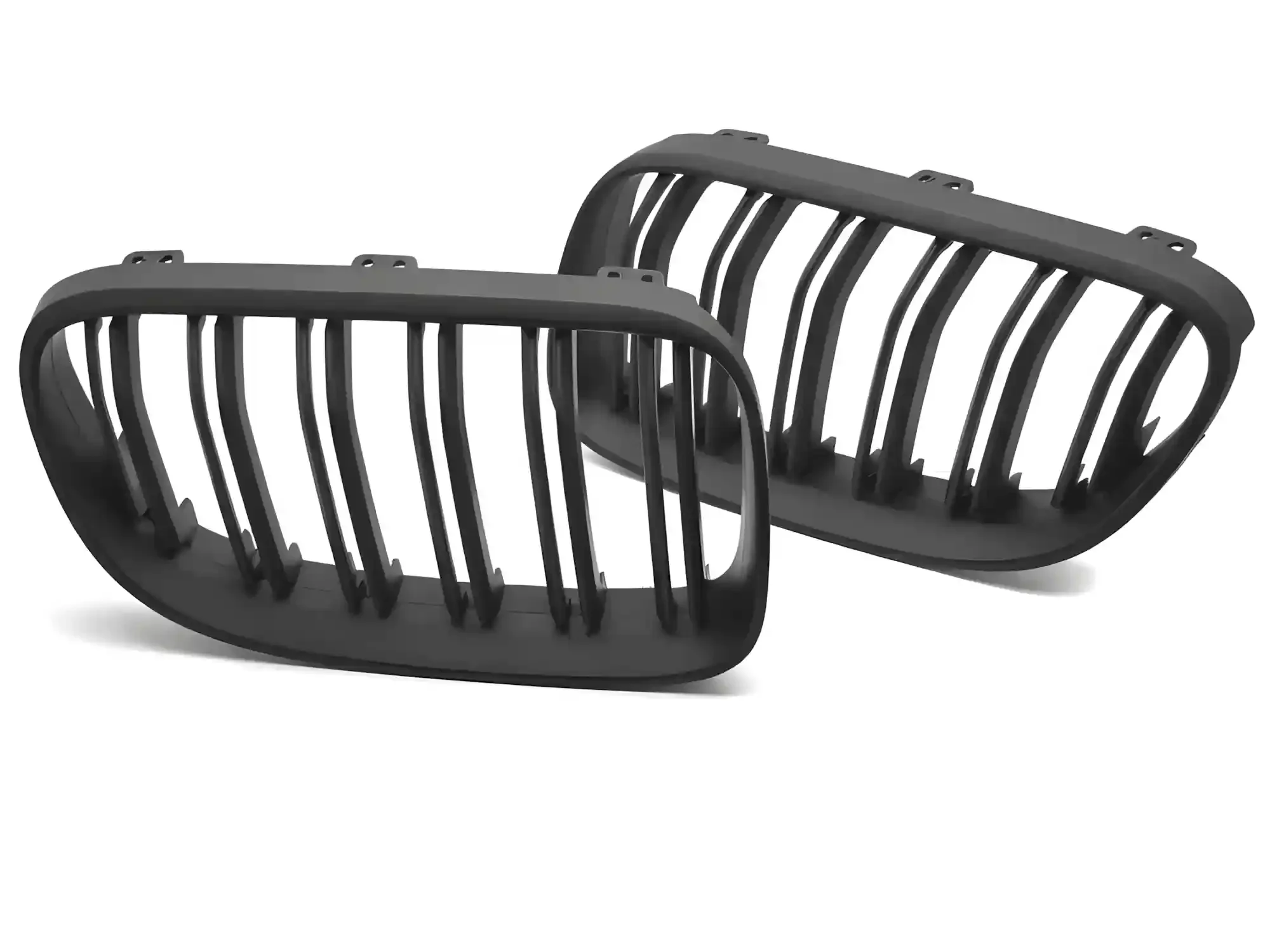 Grill BMW 3 (E92 / E93) Facelift 2010 - 2013 │ Sportsgrill - matt svart double bar