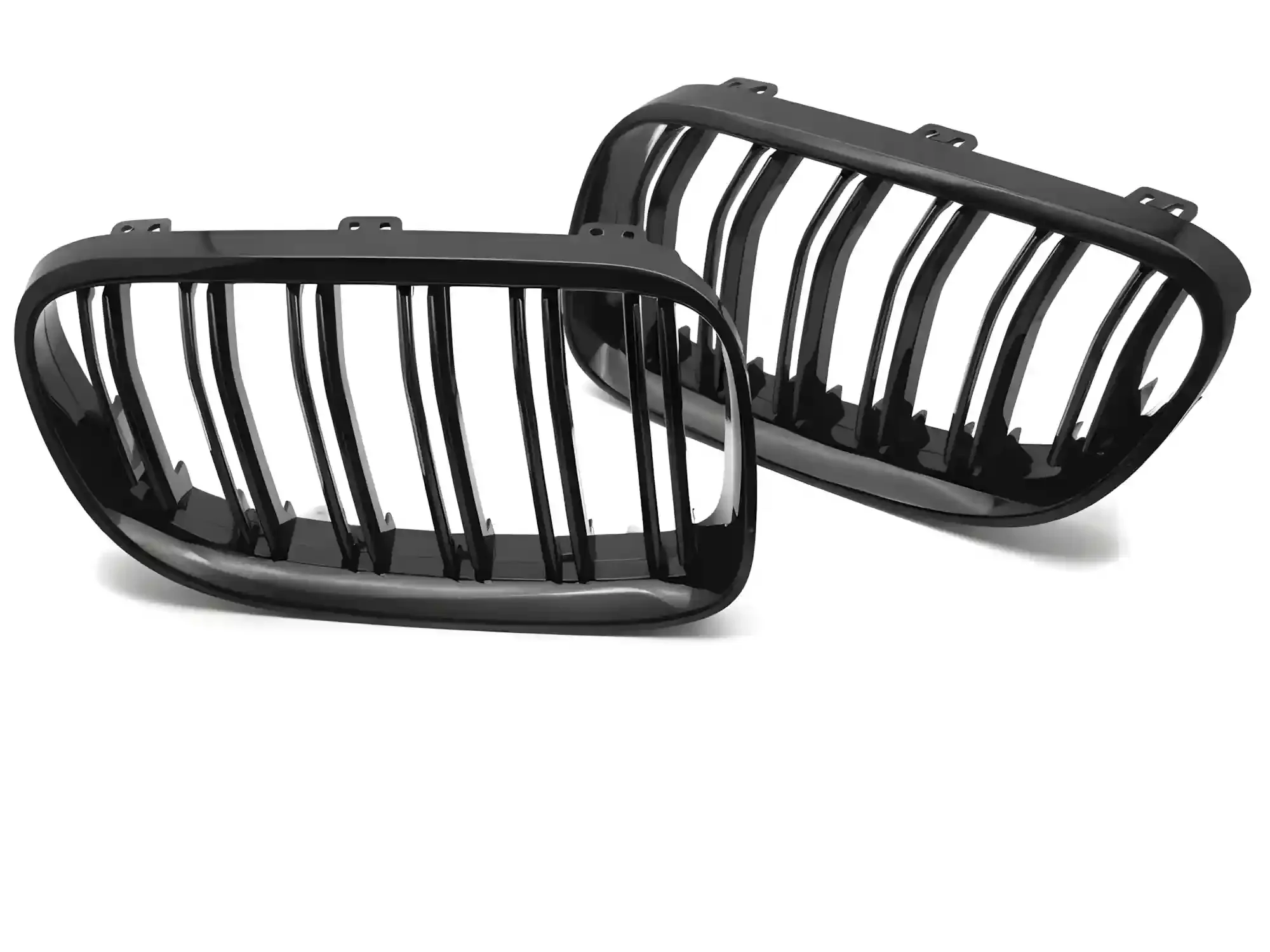 Grill BMW 3 (E92 / E93) Facelift 2010 - 2013 │ Sportsgrill - svart høyglans double bar