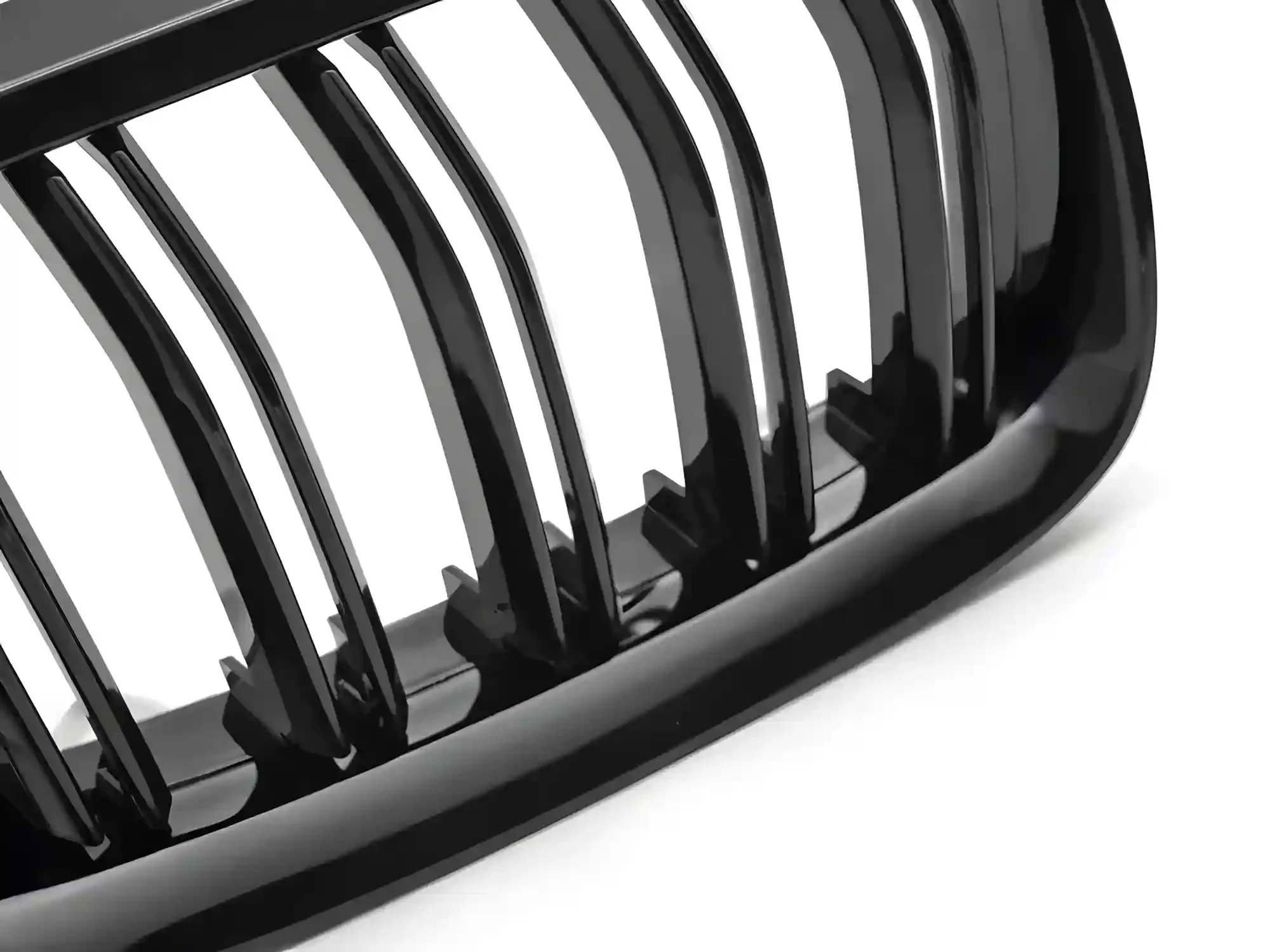 Grill BMW 3 (E92 / E93) Facelift 2010 - 2013 │ Sportsgrill - svart høyglans double bar – bilde 3