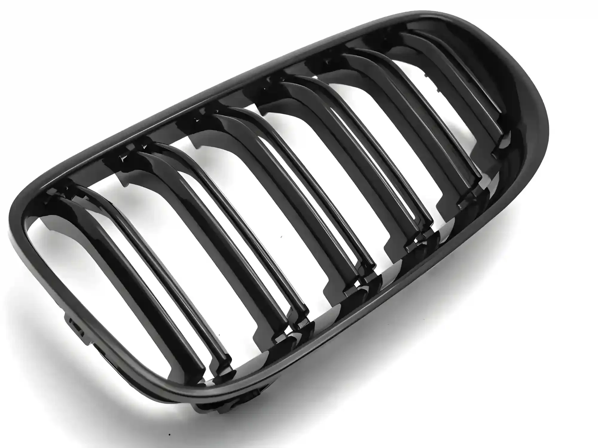 Grill BMW 3 (E92 / E93) Facelift 2010 - 2013 │ Sportsgrill - svart høyglans double bar – bilde 4