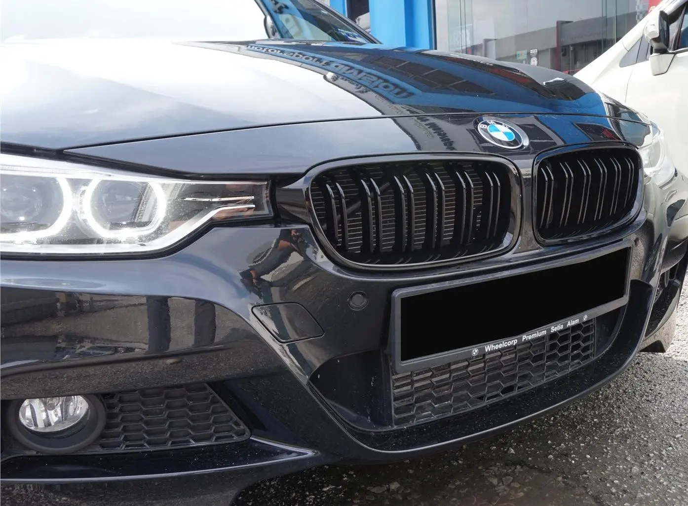 Grill BMW 3 (F30/F31) 2011 - 2018 | GLOSSY BLACK SPORT LOOK – bilde 6