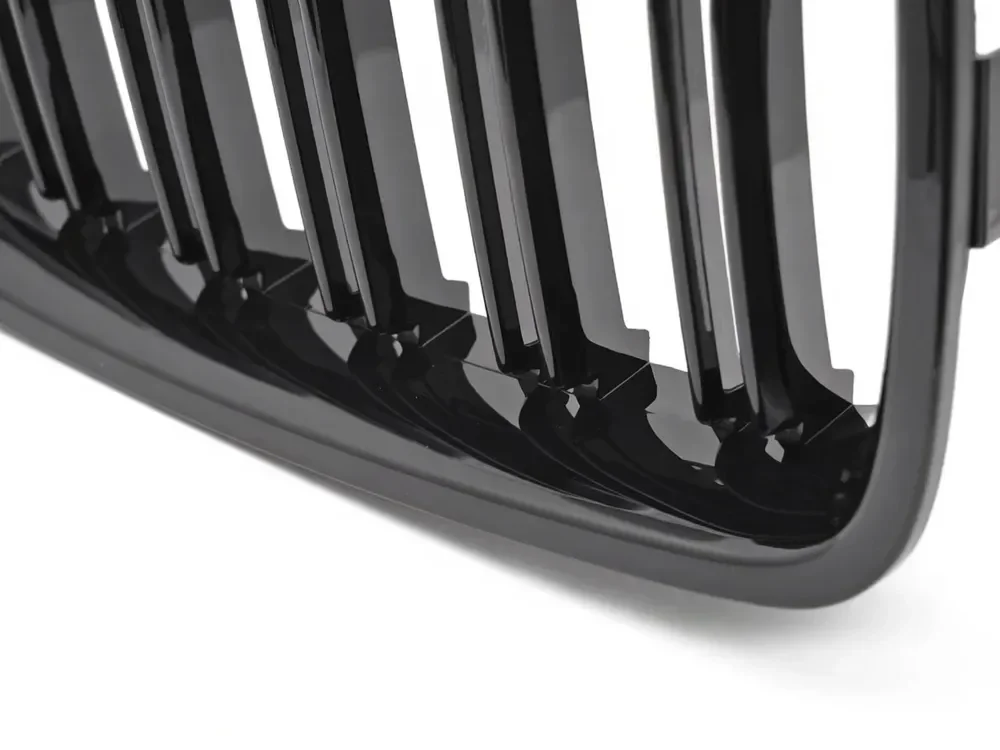 Grill BMW 3 (F30 / F31) 2011 - 2018 │ Sportsgrill M Performance-stil - svart høyglans double bar – bilde 4