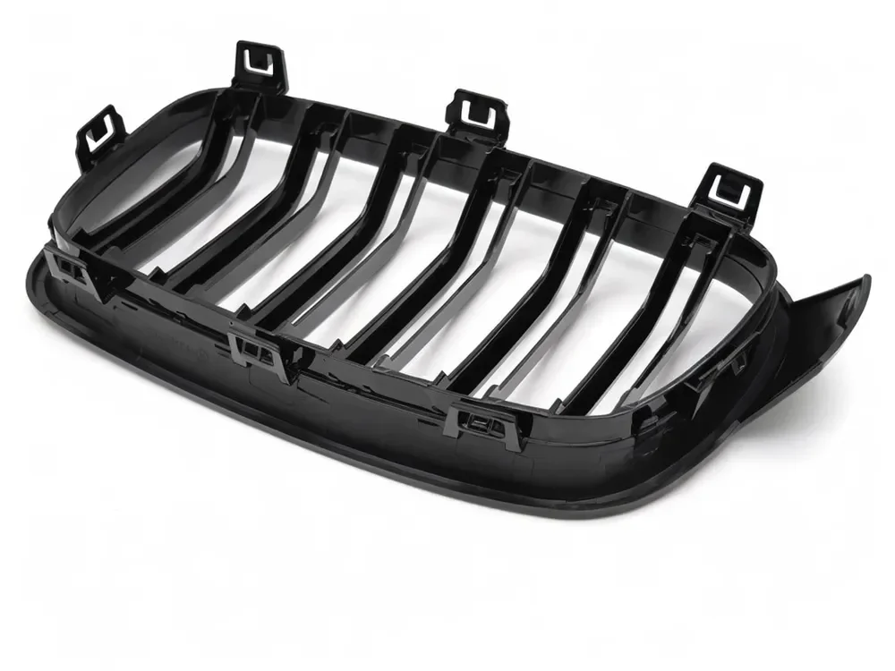 Grill BMW 3 (F30 / F31) 2011 - 2018 │ Sportsgrill M Performance-stil - svart høyglans double bar – bilde 5