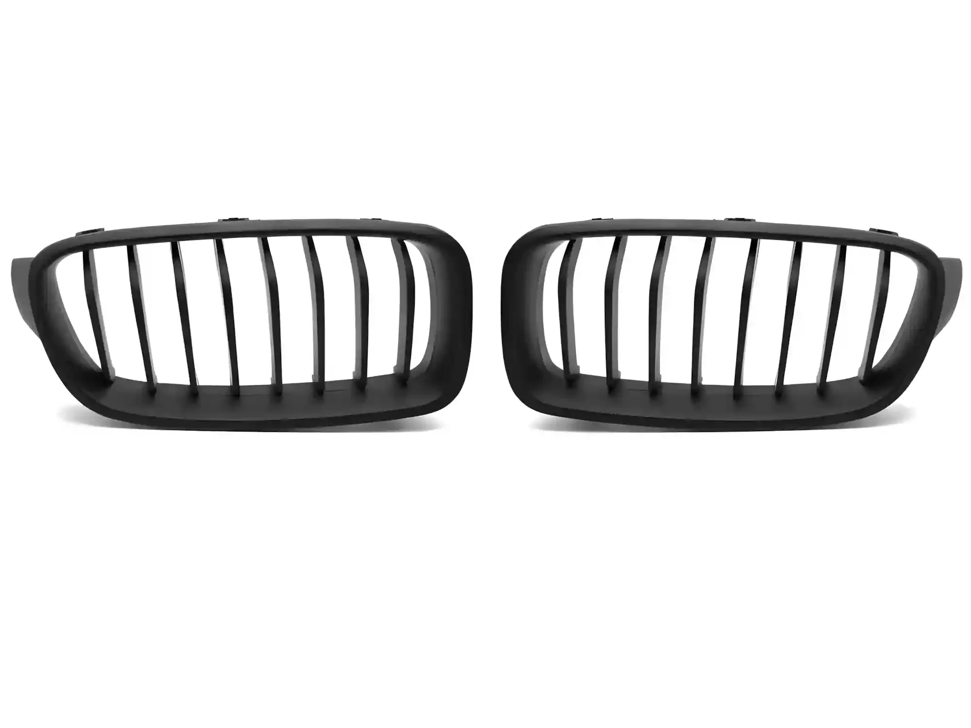 Grill BMW 3 (F30 / F31) 2011 - 2018 │ Sportsgrill - matt svart double bar – bilde 2