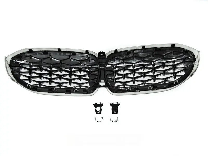 Grill BMW 3 (G20 / G21) 2018 - 2022 | DIAMOND STYLE SILVER – bilde 6