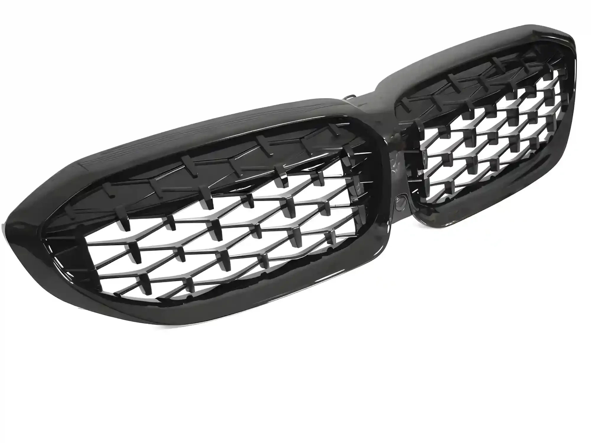 Grill BMW 3 (G20 / G21) 2019 - 2022 │ Diamond-grill - svart høyglans med kameraåpning