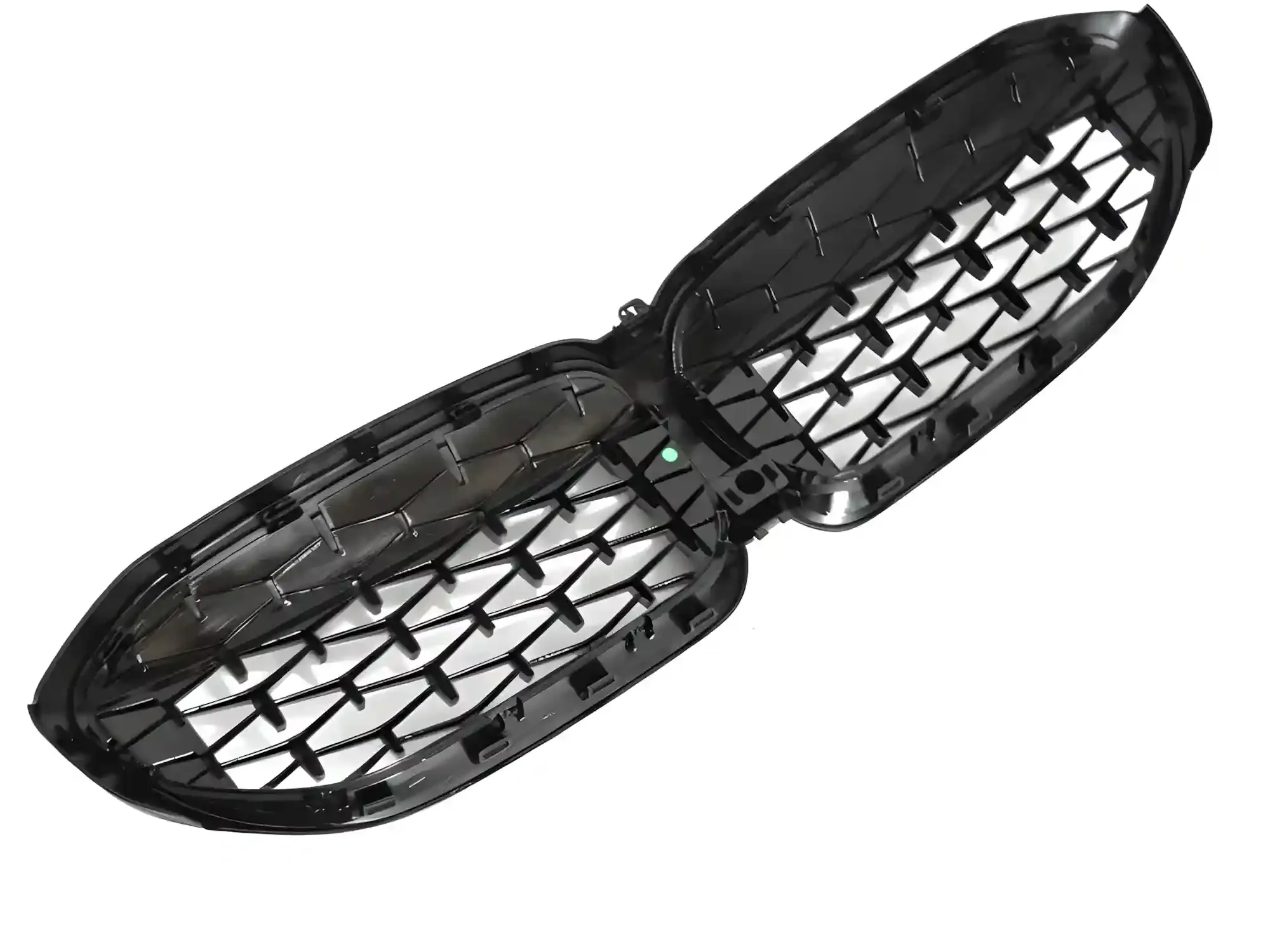 Grill BMW 3 (G20 / G21) 2019 - 2022 │ Diamond-grill - svart høyglans med kameraåpning – bilde 5