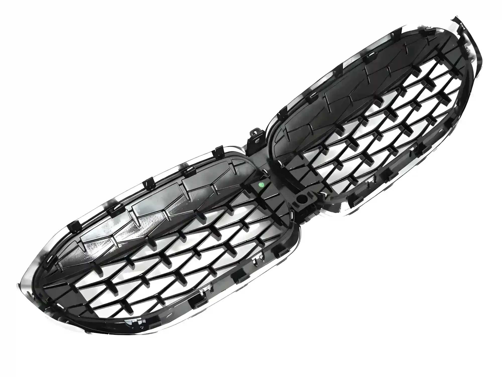 Grill BMW 3 (G20 / G21) 2019 - 2022 │ Sportsgrill diamond-stil - sølv matt chrome – bilde 5