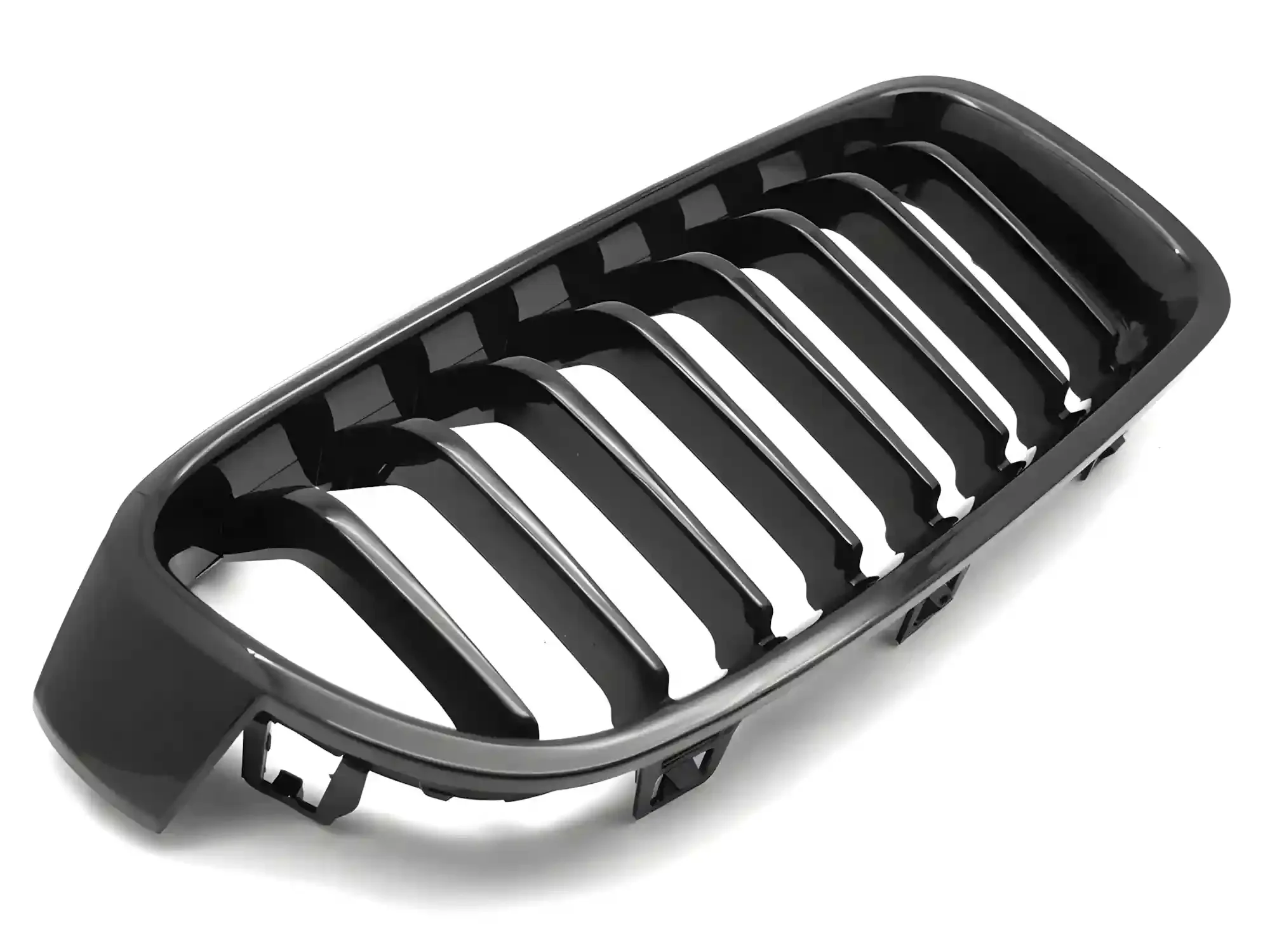 Grill BMW 3 (G20 / G21) 2019 - 2022 │ Sportsgrill - gloss black double bar – bilde 4