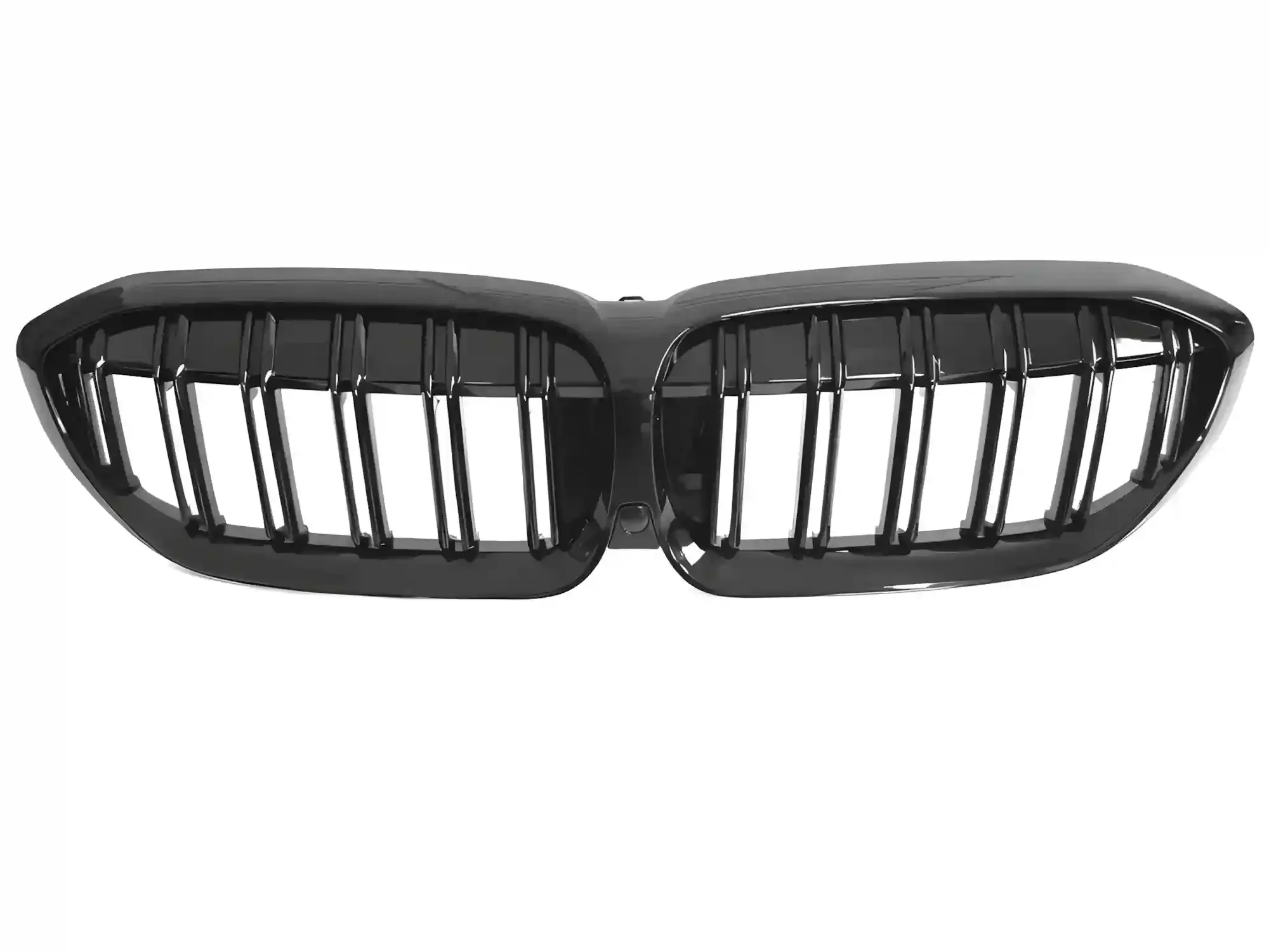 Grill BMW 3 (G20 / G21) 2019 - 2022 │ Sportsgrill - gloss black double bar – bilde 2