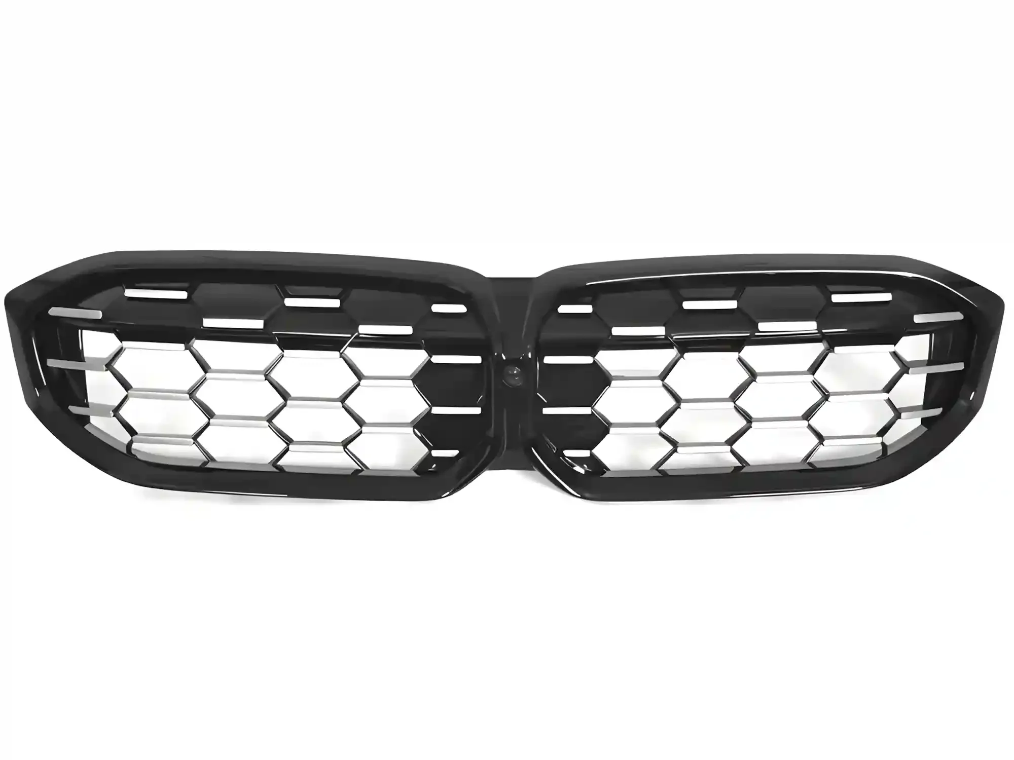 Grill BMW 3 (G20 / G21) Facelift 2022 -> │ Diamond-grill - black / silver – bilde 2