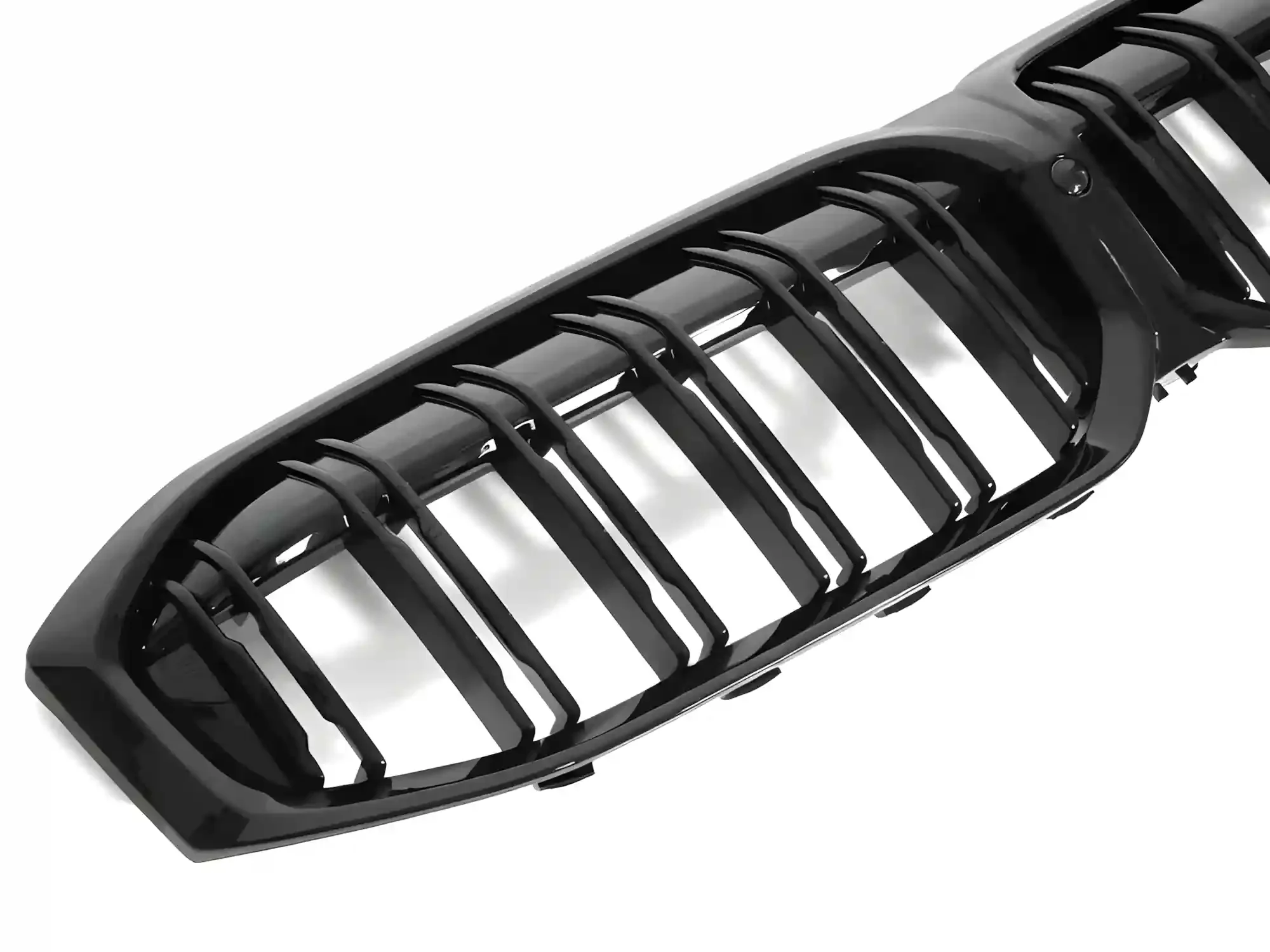 Grill BMW 3 (G20 / G21) LCI 2022 - │ Sportsgrill - gloss black double bar – bilde 3