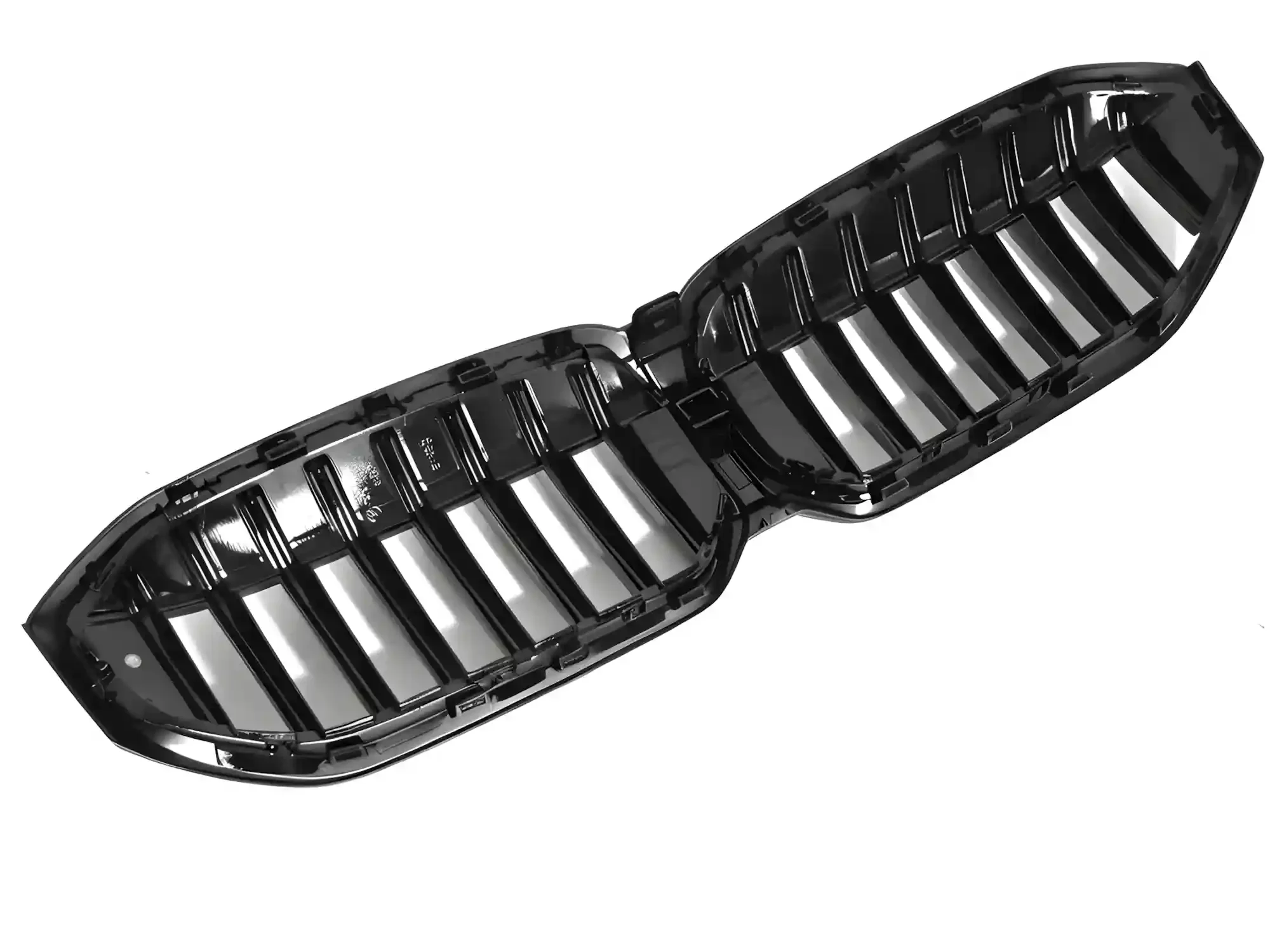 Grill BMW 3 (G20 / G21) LCI 2022 - │ Sportsgrill - gloss black double bar – bilde 5