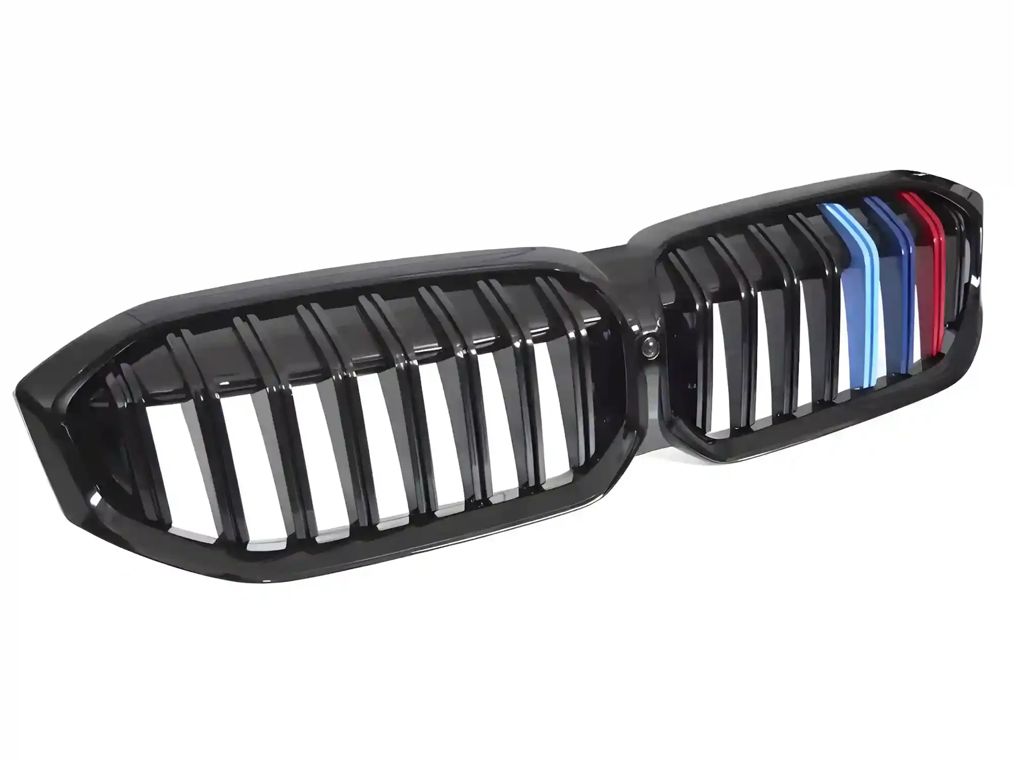 Grill BMW 3 (G20 / G21) LCI 2022 -> │ Sportsgrill M Performance-stil - gloss black tri-colour double bar