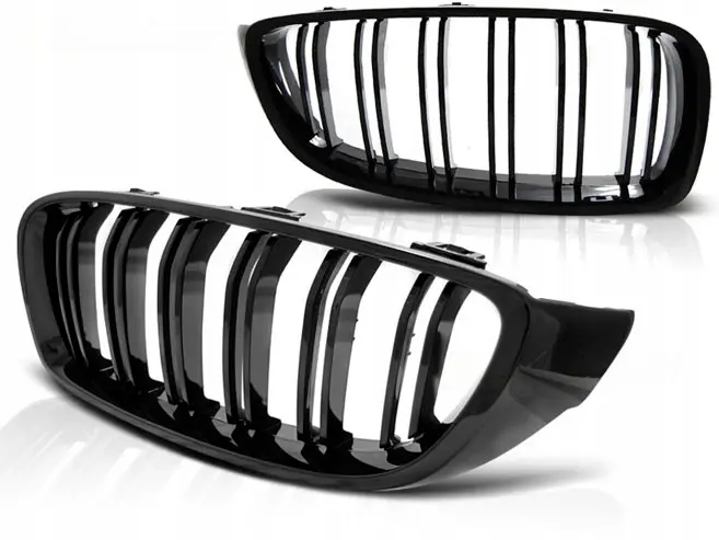 Grill BMW 4 (F32/F33/F36) 2013-2020 | GLOSSY BLACK SPORT LOOK – bilde 2