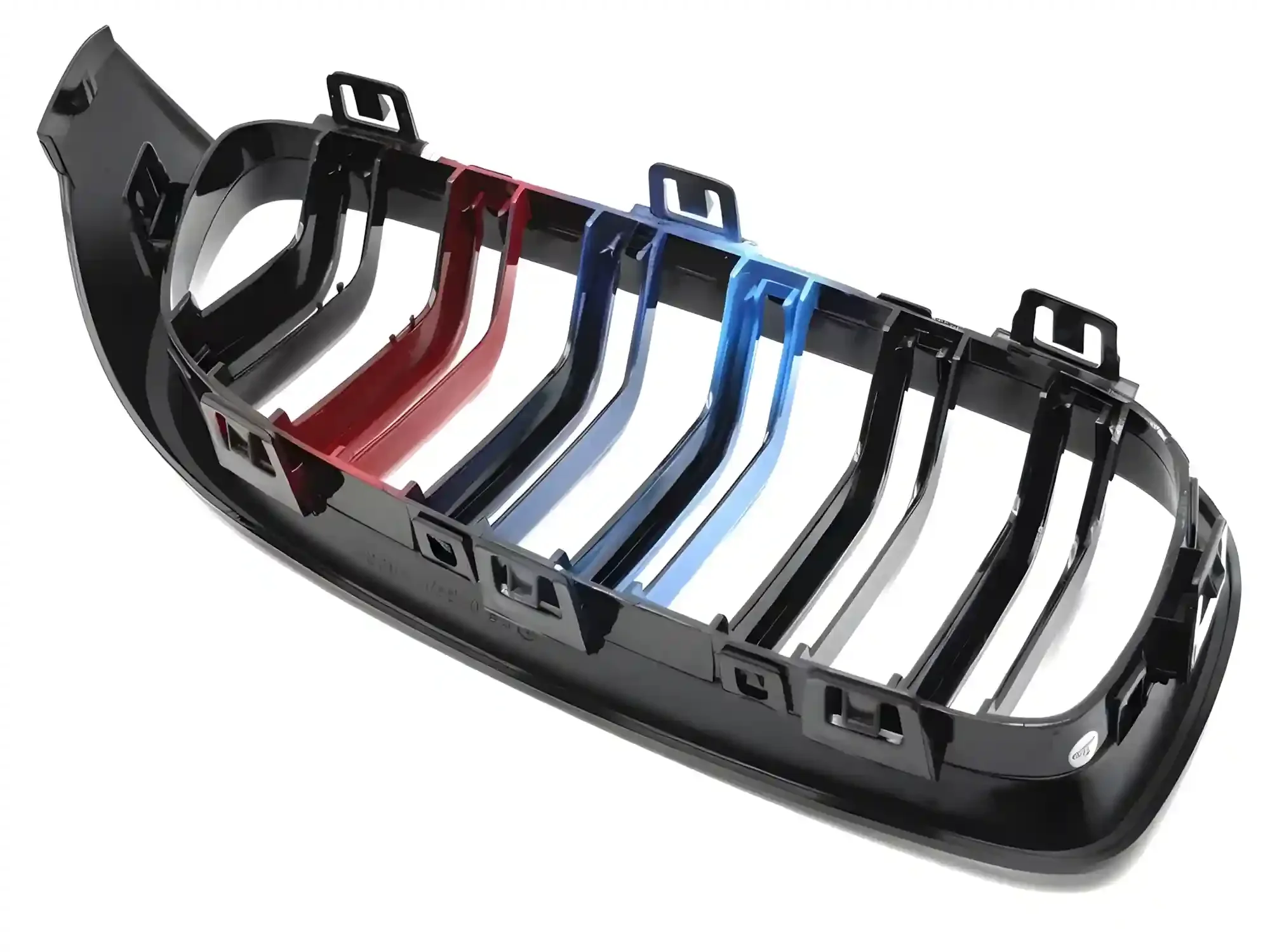 Grill BMW 4 (F32 / F33 / F36) 2013 - 2020 │ Sportsgrill M Performance-stil - gloss black tri-colour double bar – bilde 5