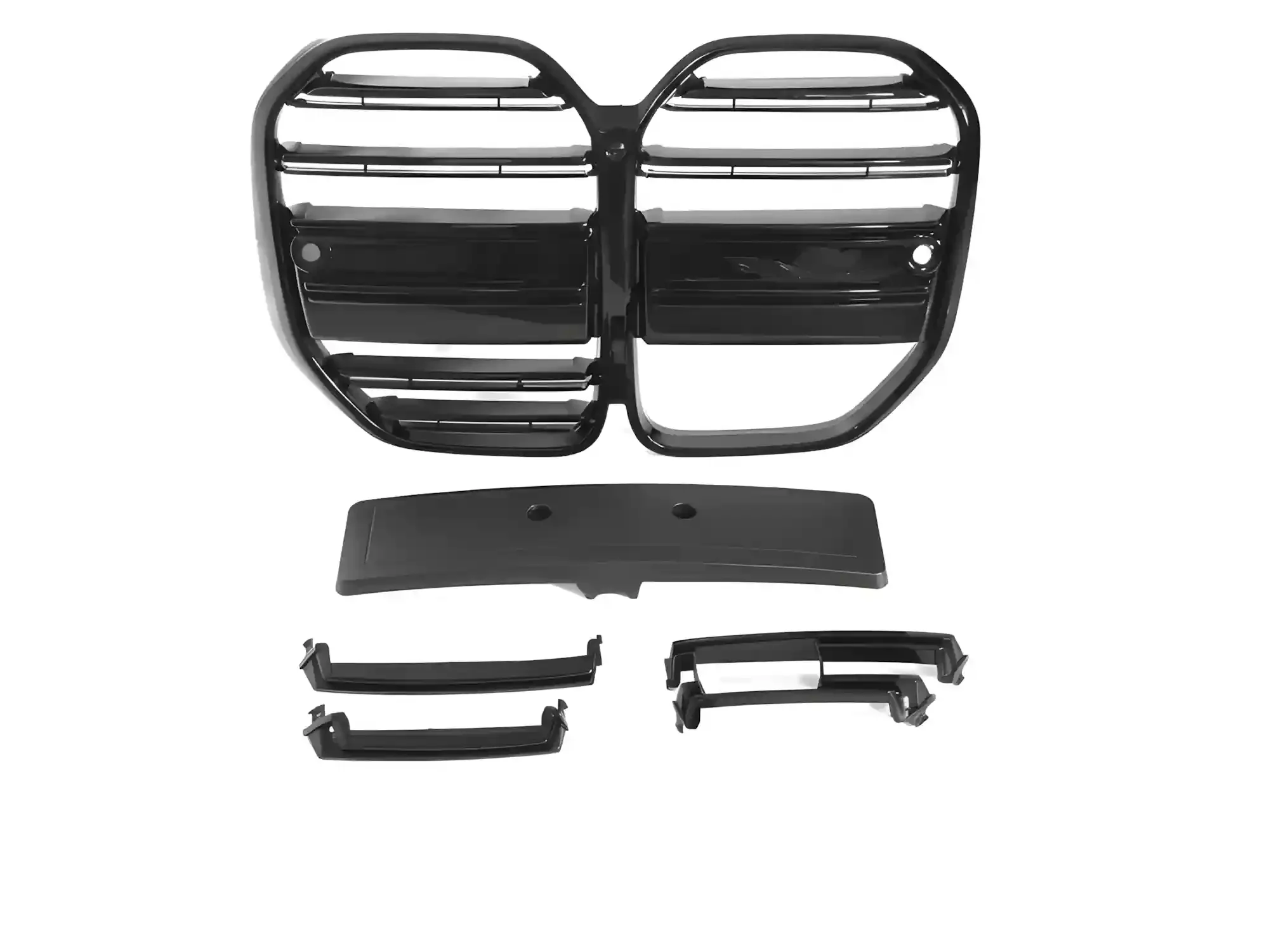 Grill BMW 4 (G22 / G23) 2020 -> │ Sportsgrill M-Tech-stil - svart høyglans – bilde 2