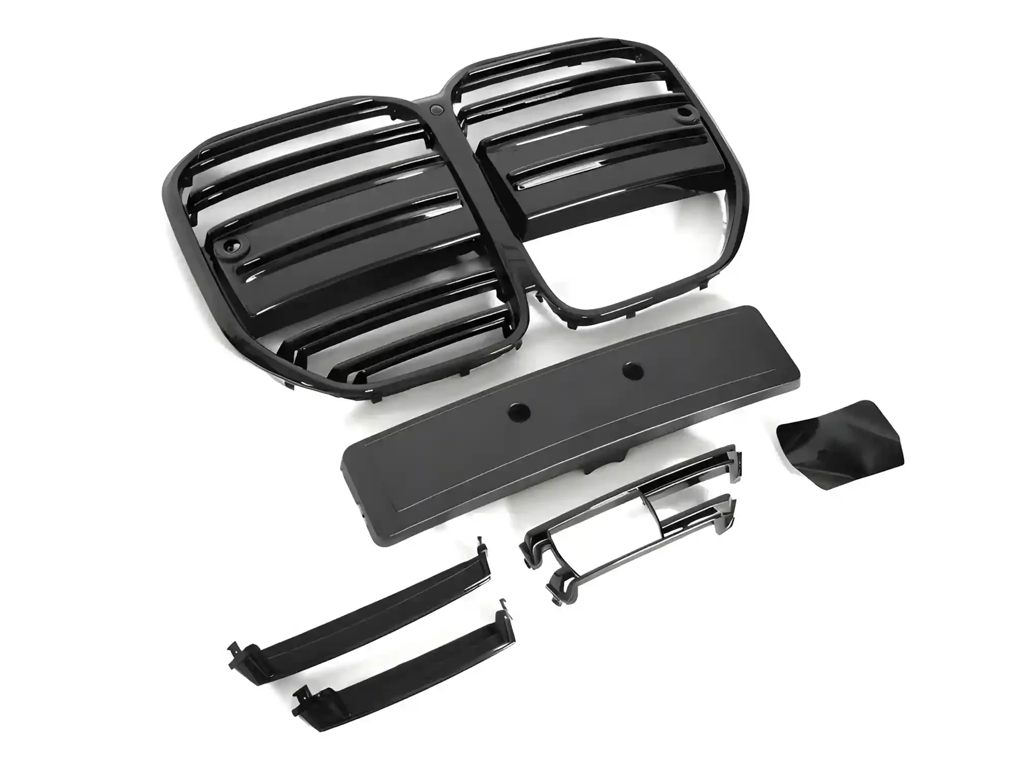 Grill BMW 4 (G22 / G23) 2020 -> │ Sportsgrill M-Tech-stil - svart høyglans – bilde 3