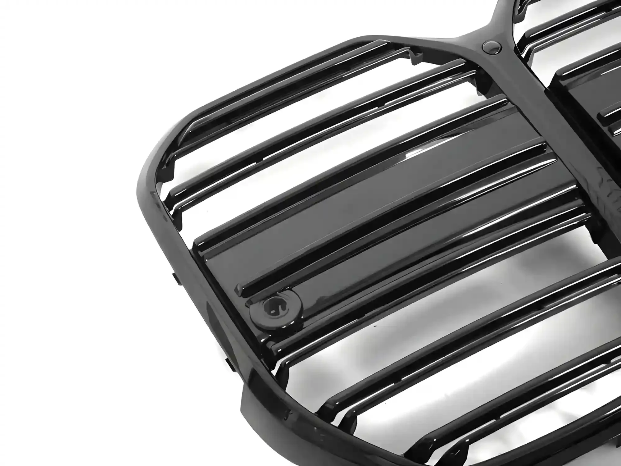 Grill BMW 4 (G26) Gran Coupe 2021 -> │ Sportsgrill M4-stil - svart høyglans double slat – bilde 3