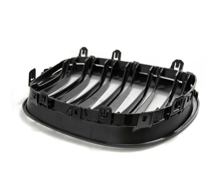 Grill BMW 5 (E60/E61) 2003 - 2010 │ GLOSSY BLACK DOUBLE BAR SPORT LOOK Image 3