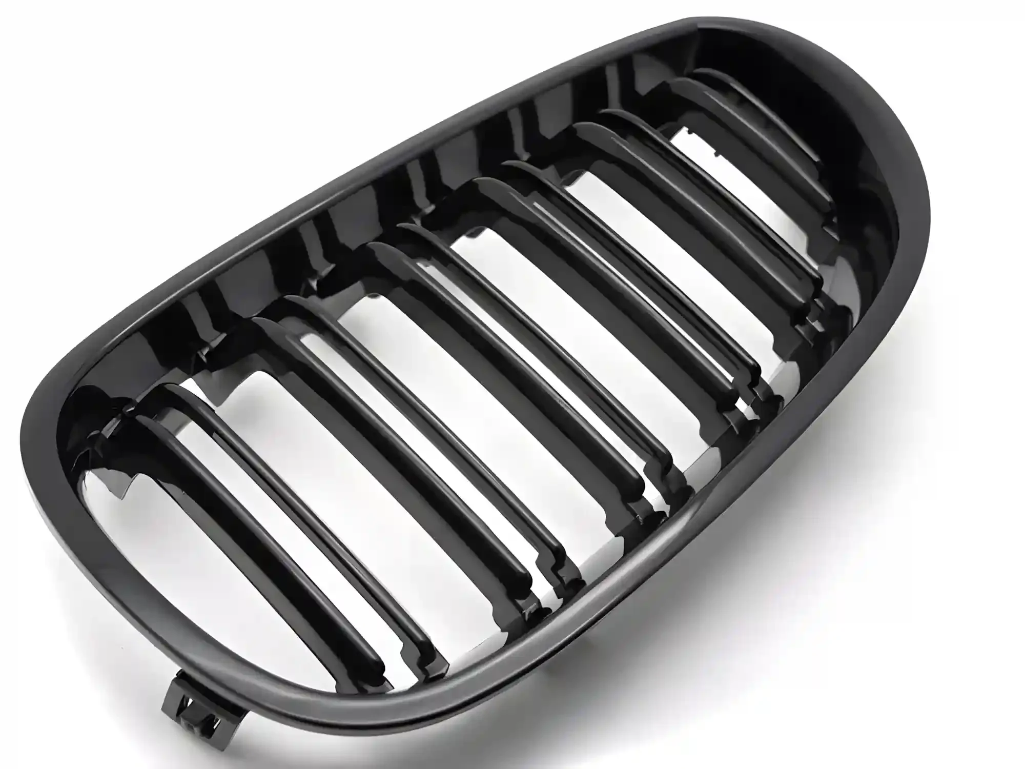Grill BMW 5 (E60 / E61) 2003 - 2010 │ Sportsgrill - svart høyglans double bar – bilde 3