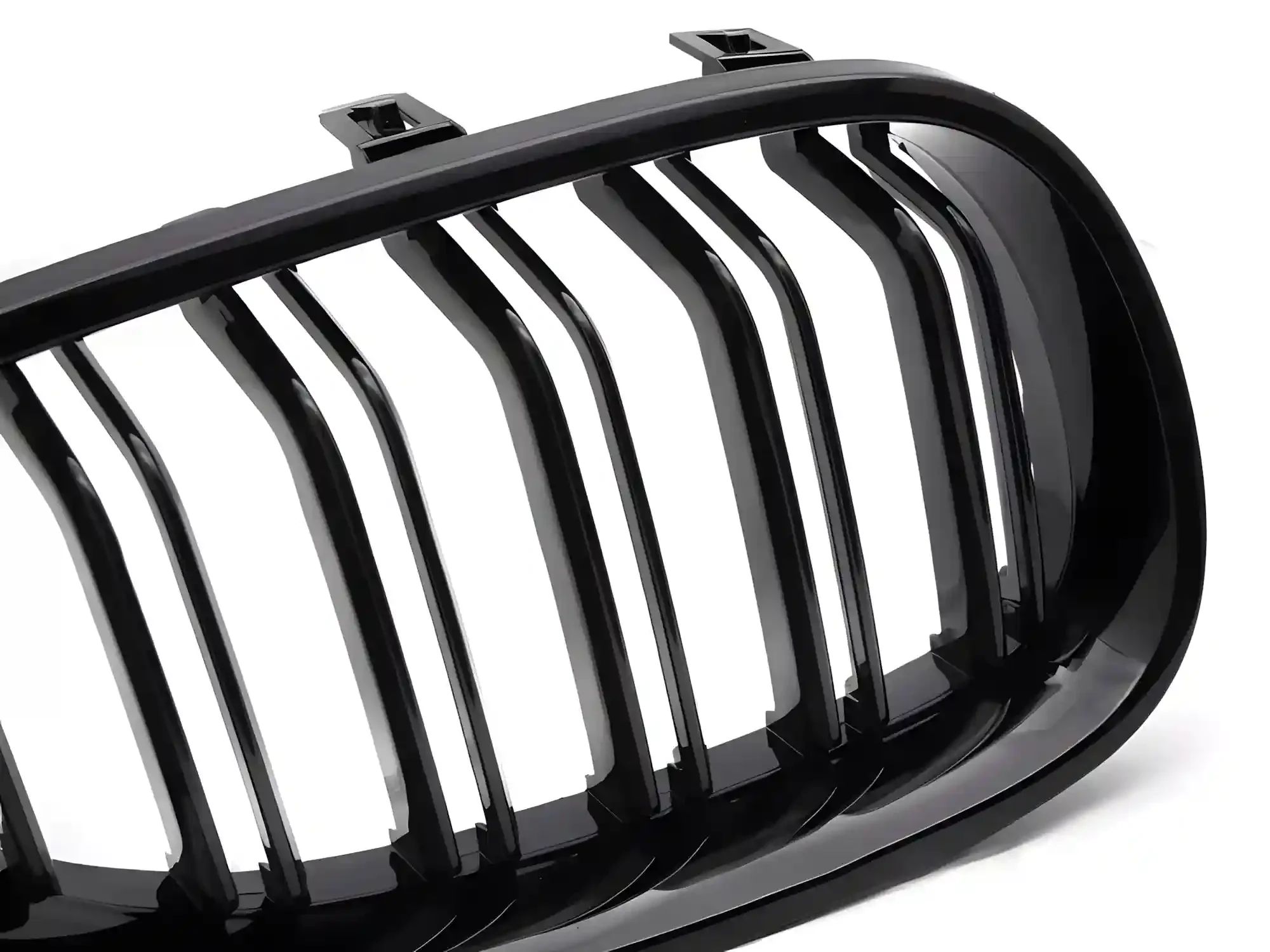 Grill BMW 5 (E60 / E61) 2003 - 2010 │ Sportsgrill - svart høyglans double bar – bilde 4