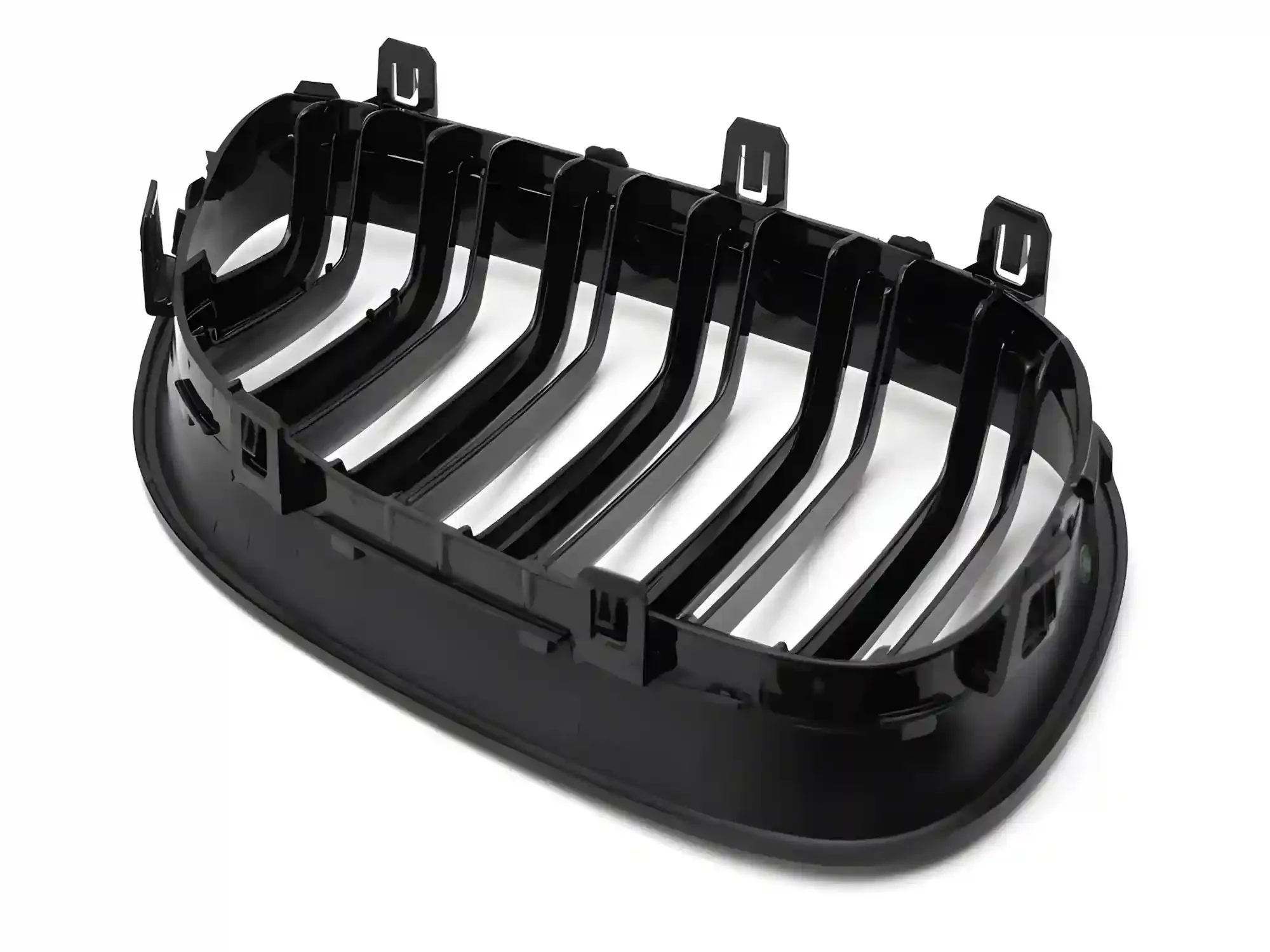 Grill BMW 5 (E60 / E61) 2003 - 2010 │ Sportsgrill - svart høyglans double bar – bilde 5