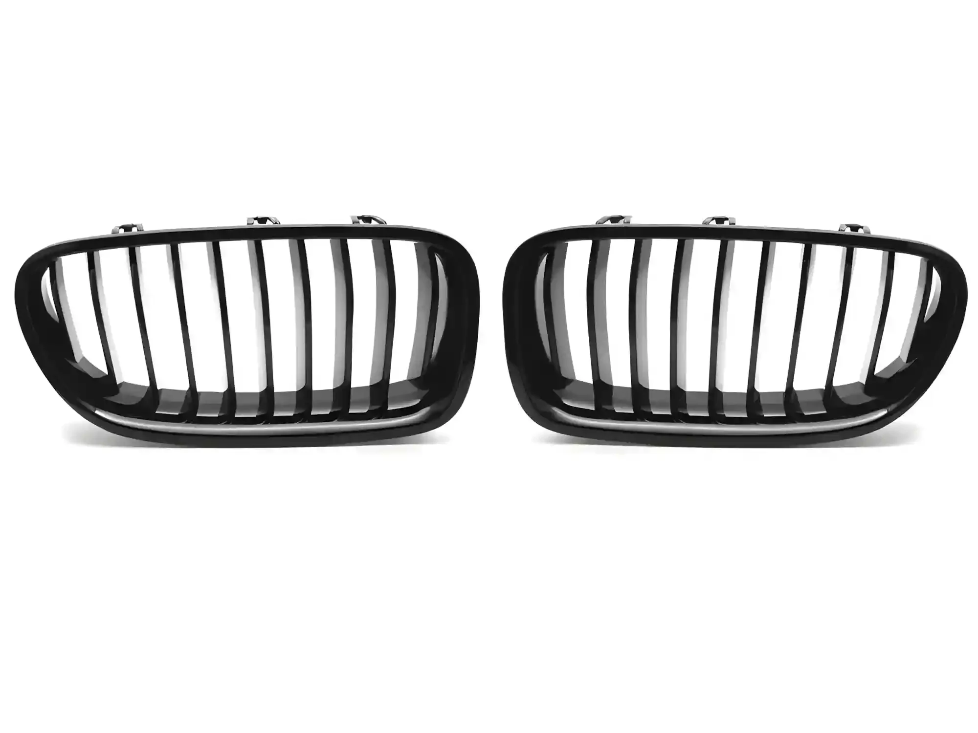 Grill BMW 5 (F10 / F11) 2010 - 2016 │ Sportsgrill - gloss black double bar – bilde 2