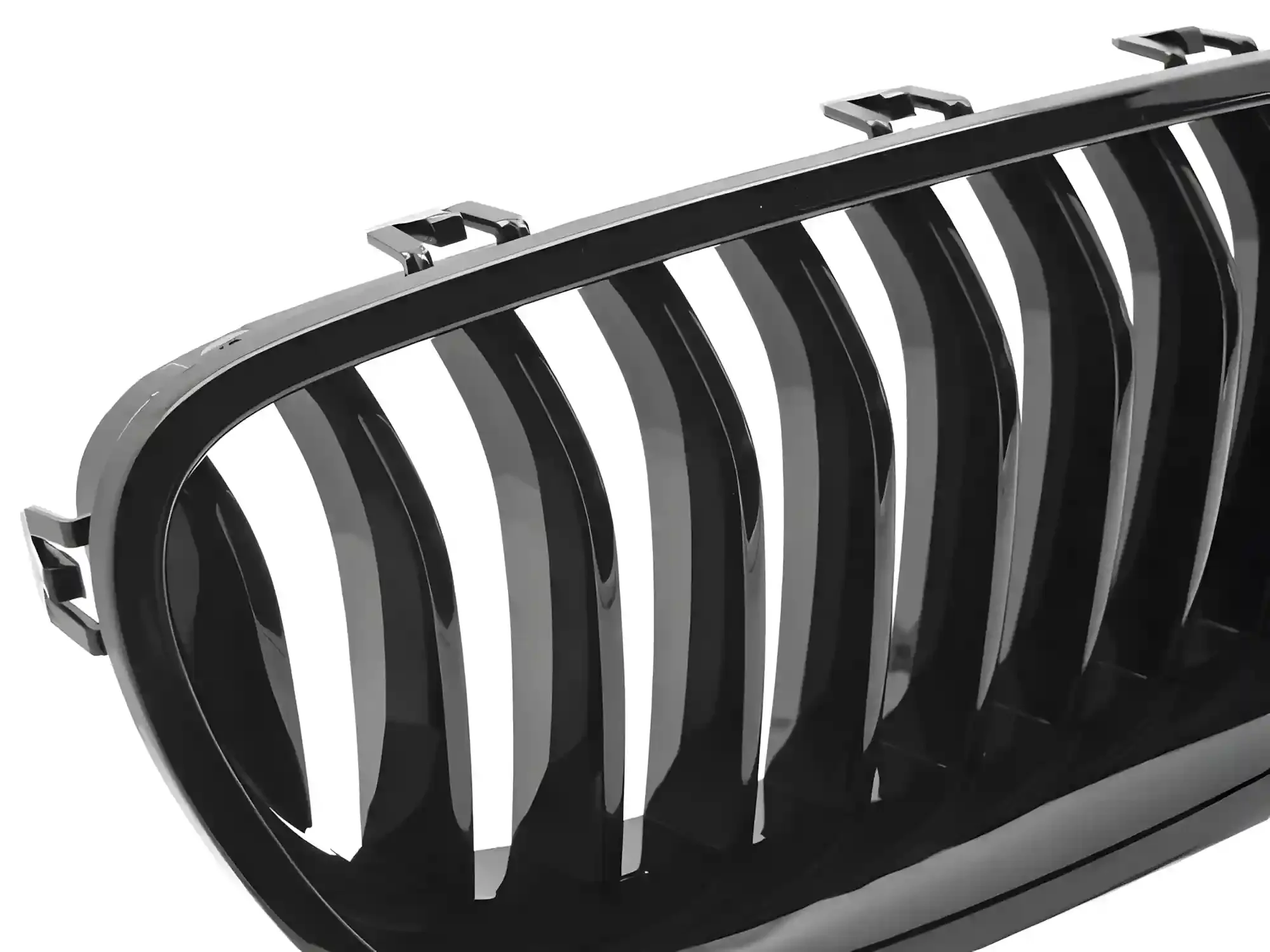 Grill BMW 5 (F10 / F11) 2010 - 2016 │ Sportsgrill - gloss black double bar – bilde 3