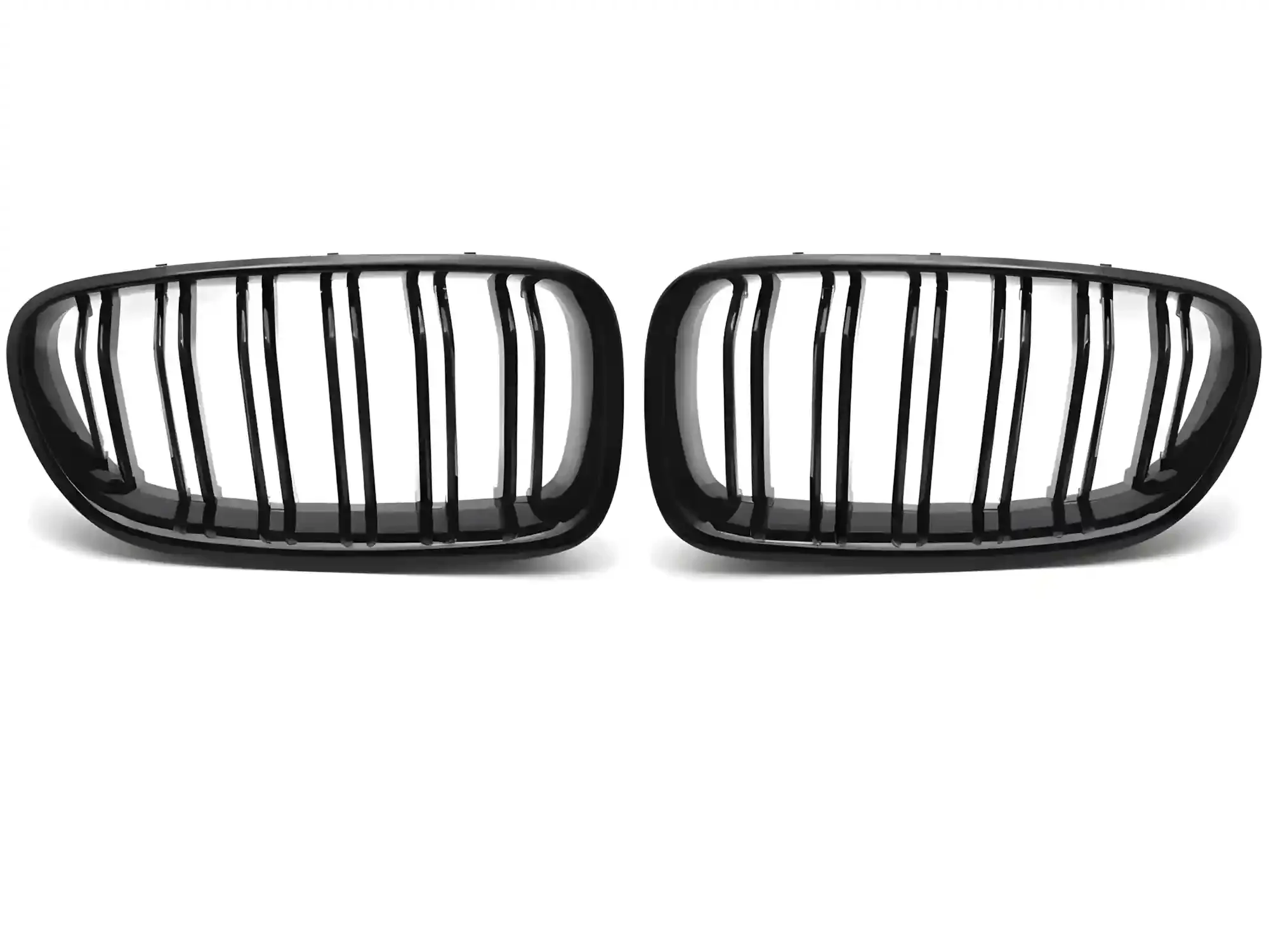 Grill BMW 5 (F10 / F11) 2010 - 2016 │ Sportsgrill - svart høyglans double bar – bilde 2