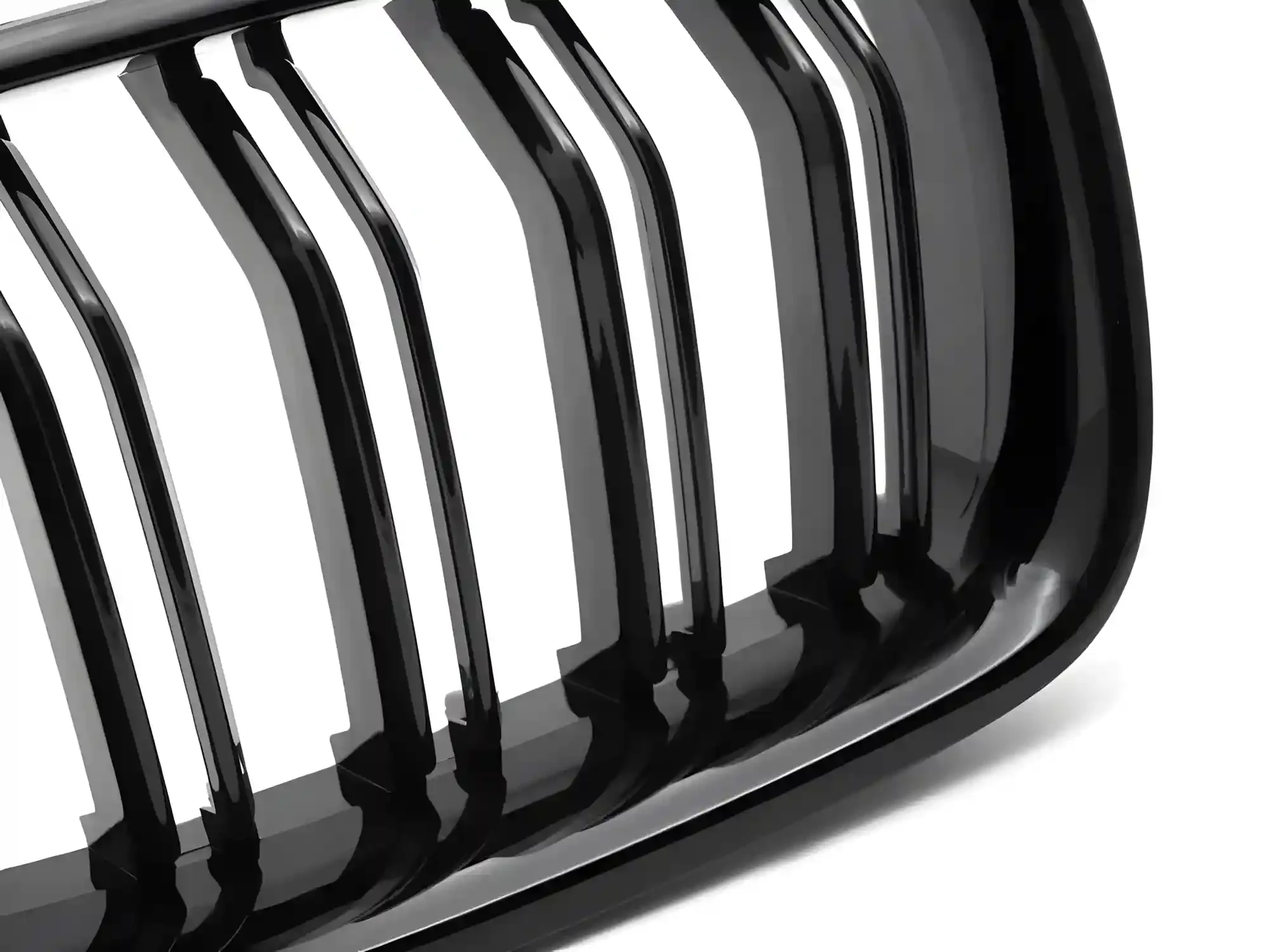 Grill BMW 5 (F10 / F11) 2010 - 2016 │ Sportsgrill - svart høyglans double bar – bilde 4