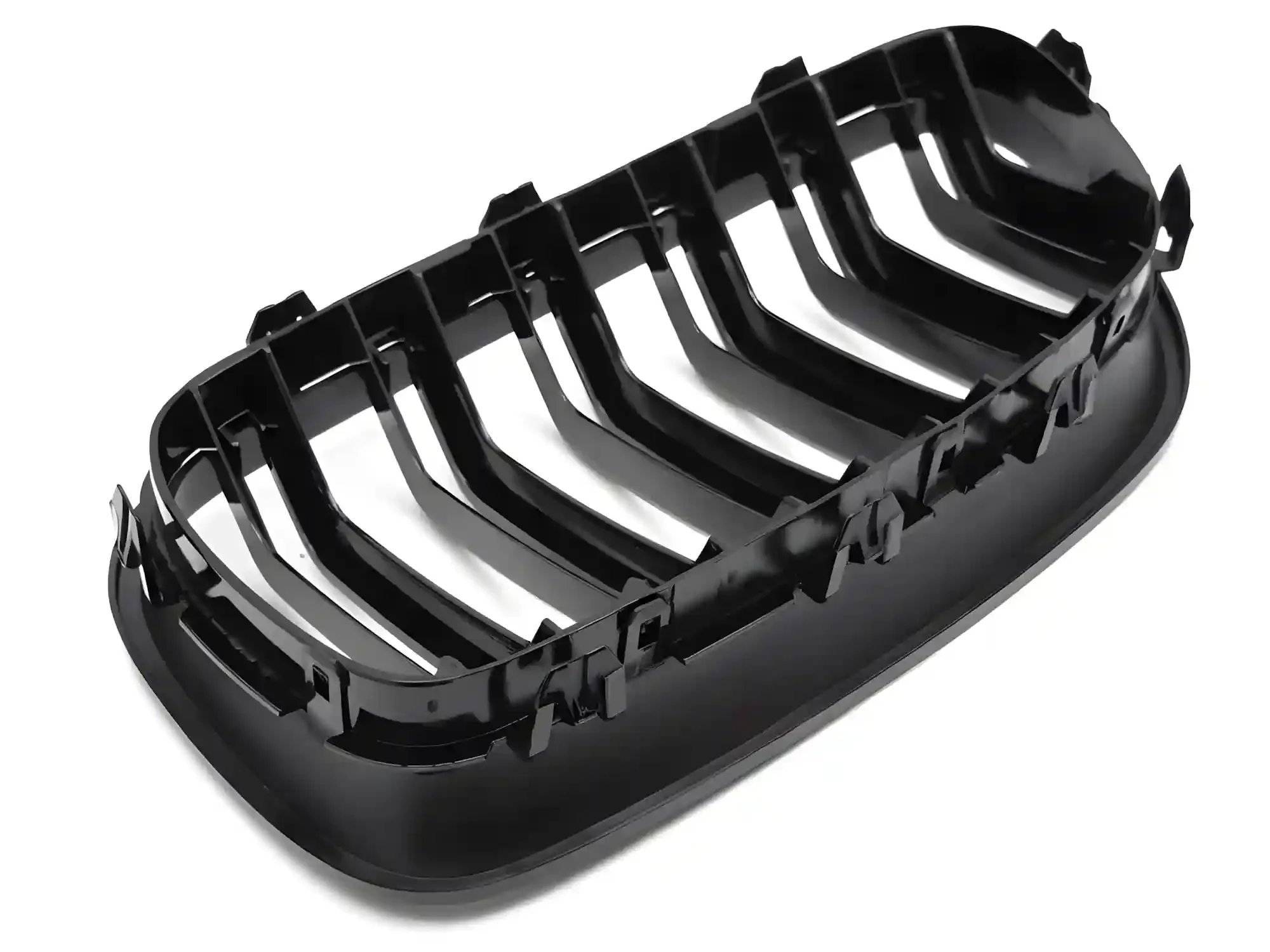 Grill BMW 5 (F10 / F11) 2010 - 2016 │ Sportsgrill - svart høyglans double bar – bilde 5