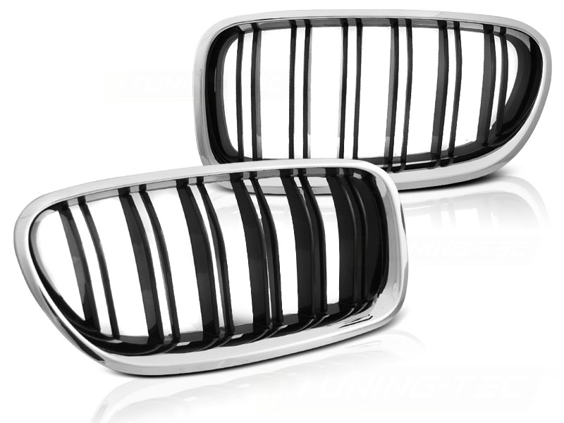 Grill BMW 5 (F10/F11) 2010 - 2017 | CHROME GLOSSY BLACK SPORT LOOK