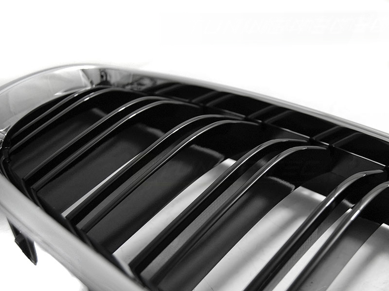 Grill BMW 5 (F10/F11) 2010 - 2017 | CHROME GLOSSY BLACK SPORT LOOK – bilde 3