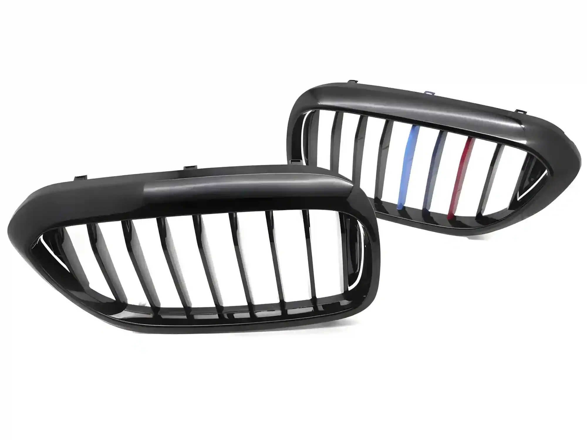 Grill BMW 5 (G30 / G31) 2017 - 2020 │ Sportsgrill M Performance-stil - gloss black tri-colour double bar