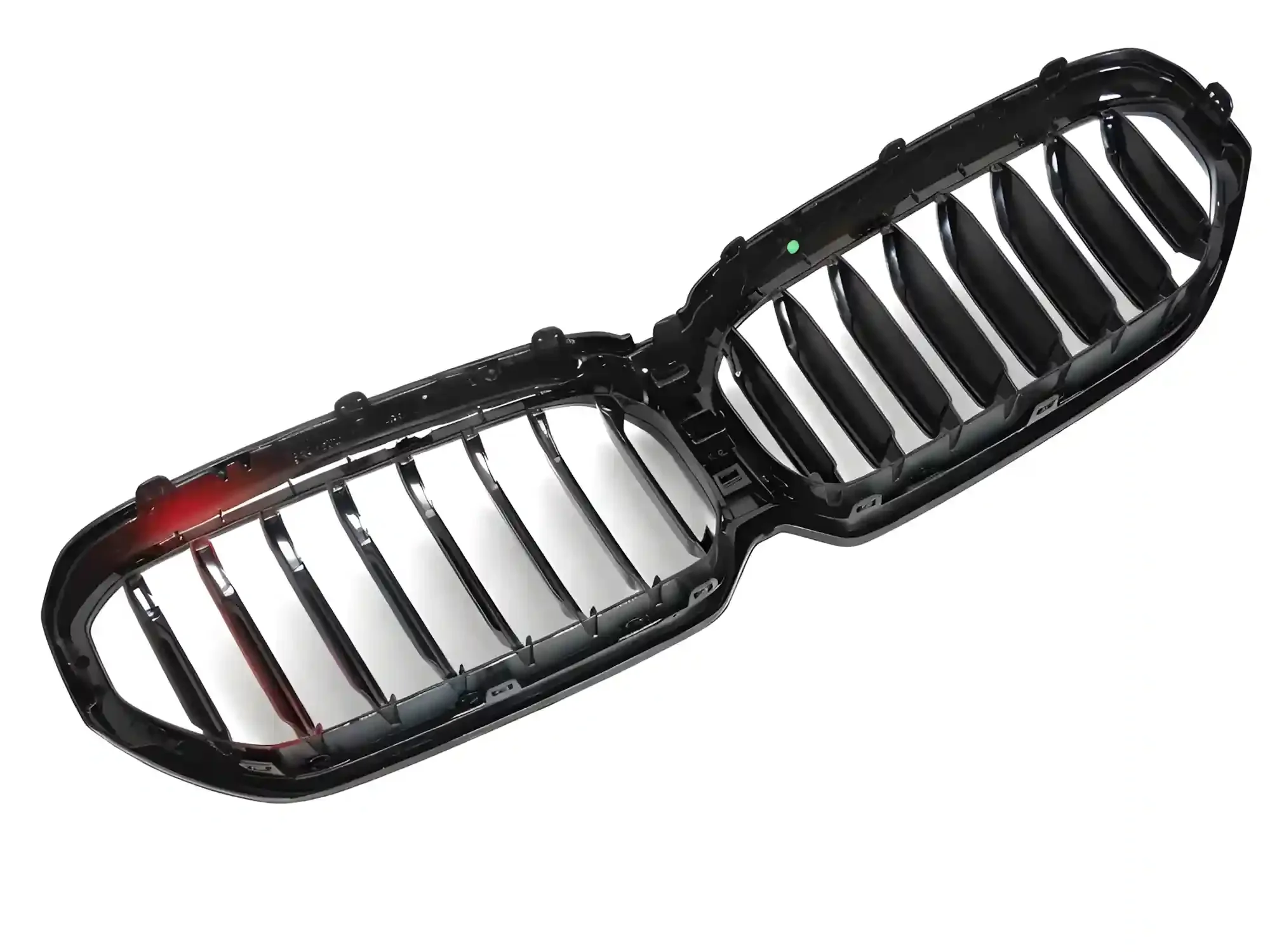 Grill BMW 5 (G30 / G31) Facelift 2020 - 2023 │ Sportsgrill M Performance-stil - gloss black tri-colour double bar – bilde 5