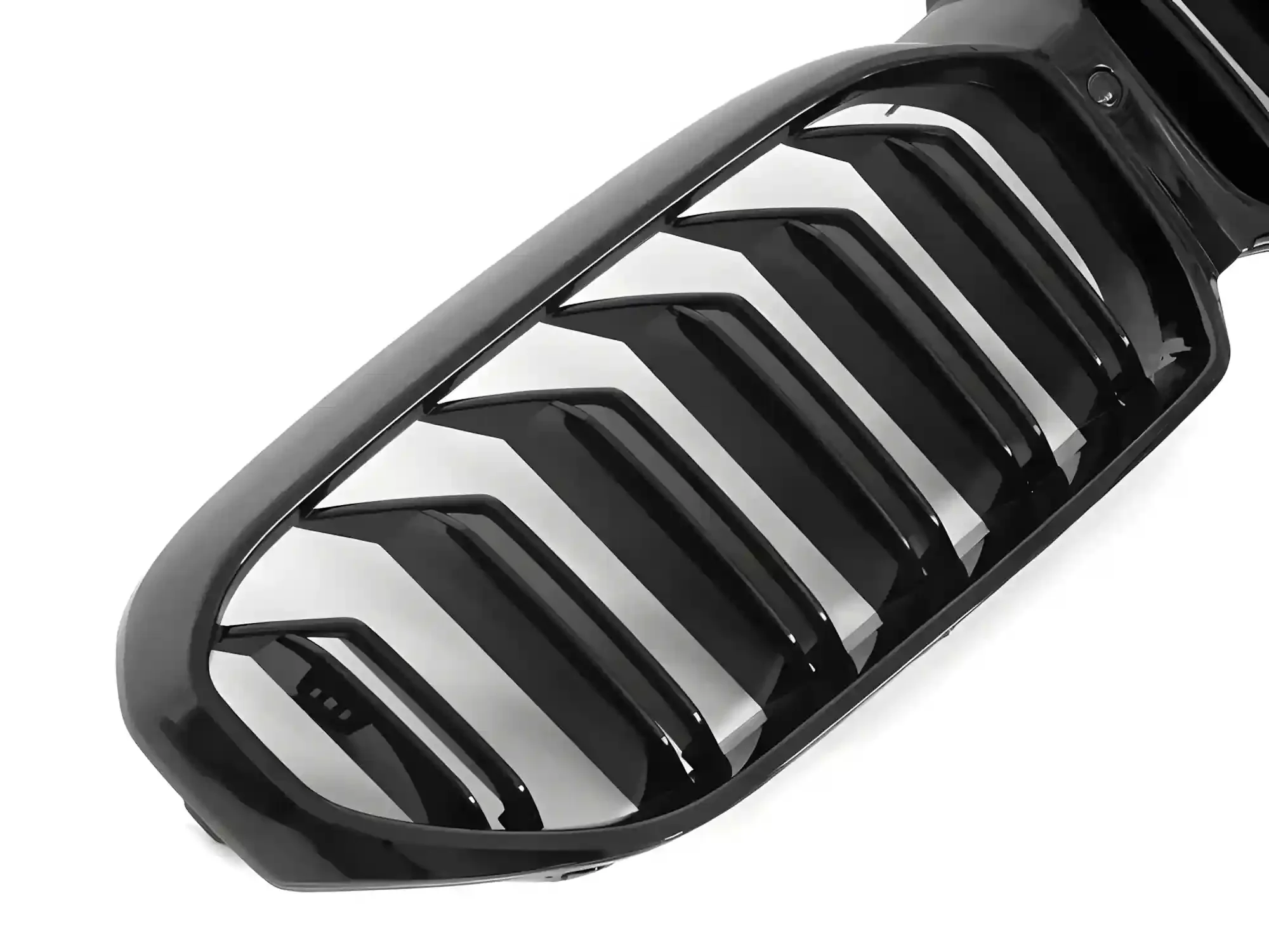 Grill BMW 5 (G30 / G31) LCI 2020 - 2023 │ Sportsgrill - gloss black double bar – bilde 3