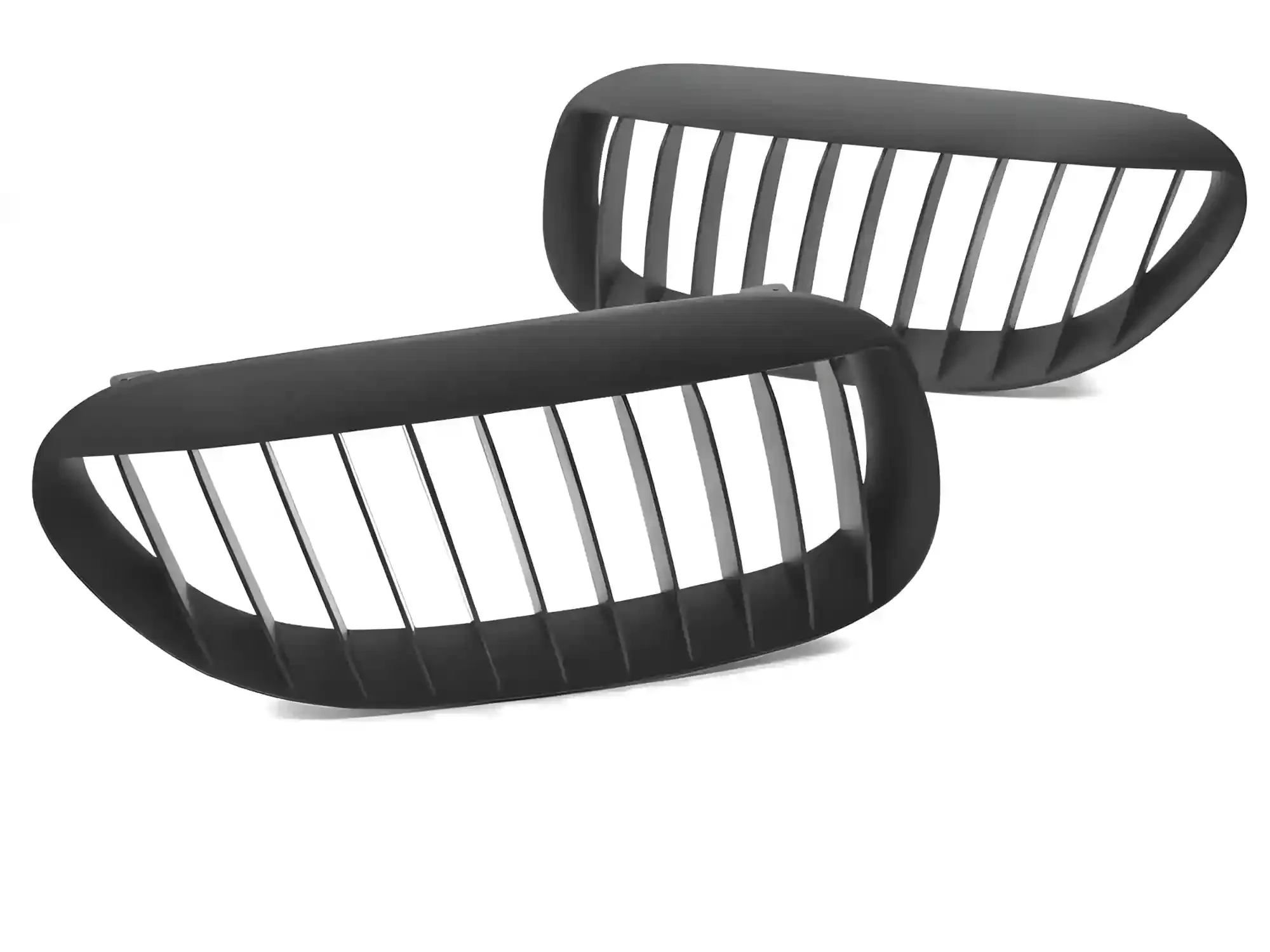 Grill BMW 6 (E63 / E64) 2003 – 2010 │ Sportsgrill M Performance-stil - svart matt double bar