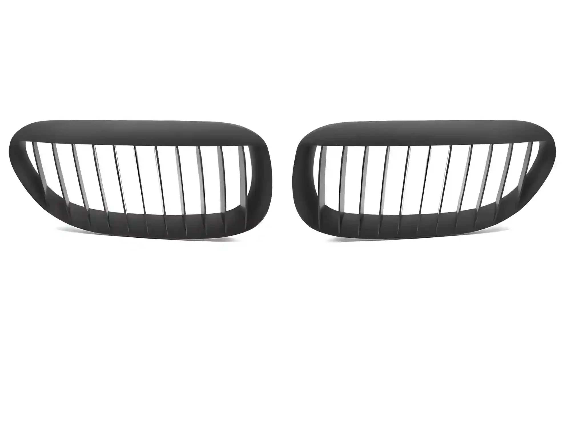 Grill BMW 6 (E63 / E64) 2003 – 2010 │ Sportsgrill M Performance-stil - svart matt double bar – bilde 2