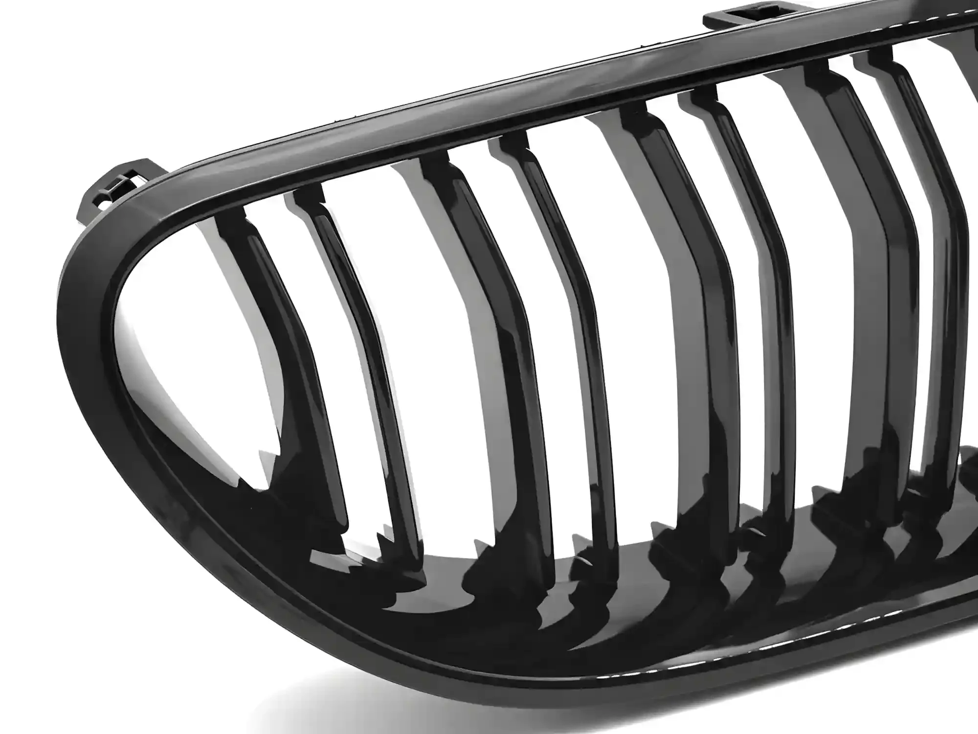 Grill BMW 6 (F12 / F13) 2011 – 2018 │ Sportsgrill M Performance-stil - svart høyglans double bar – bilde 3
