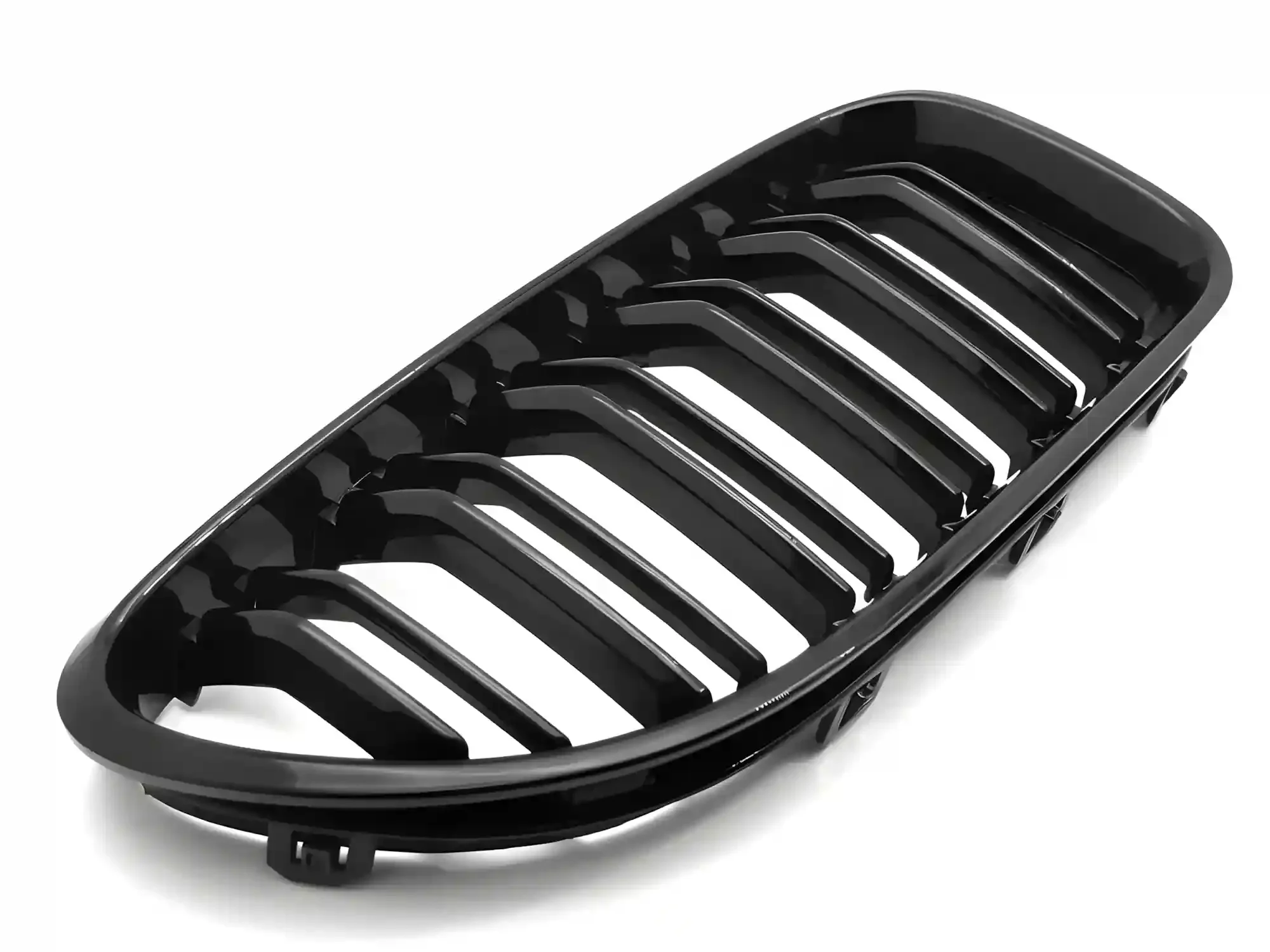 Grill BMW 6 (F12 / F13) 2011 – 2018 │ Sportsgrill M Performance-stil - svart høyglans double bar – bilde 4