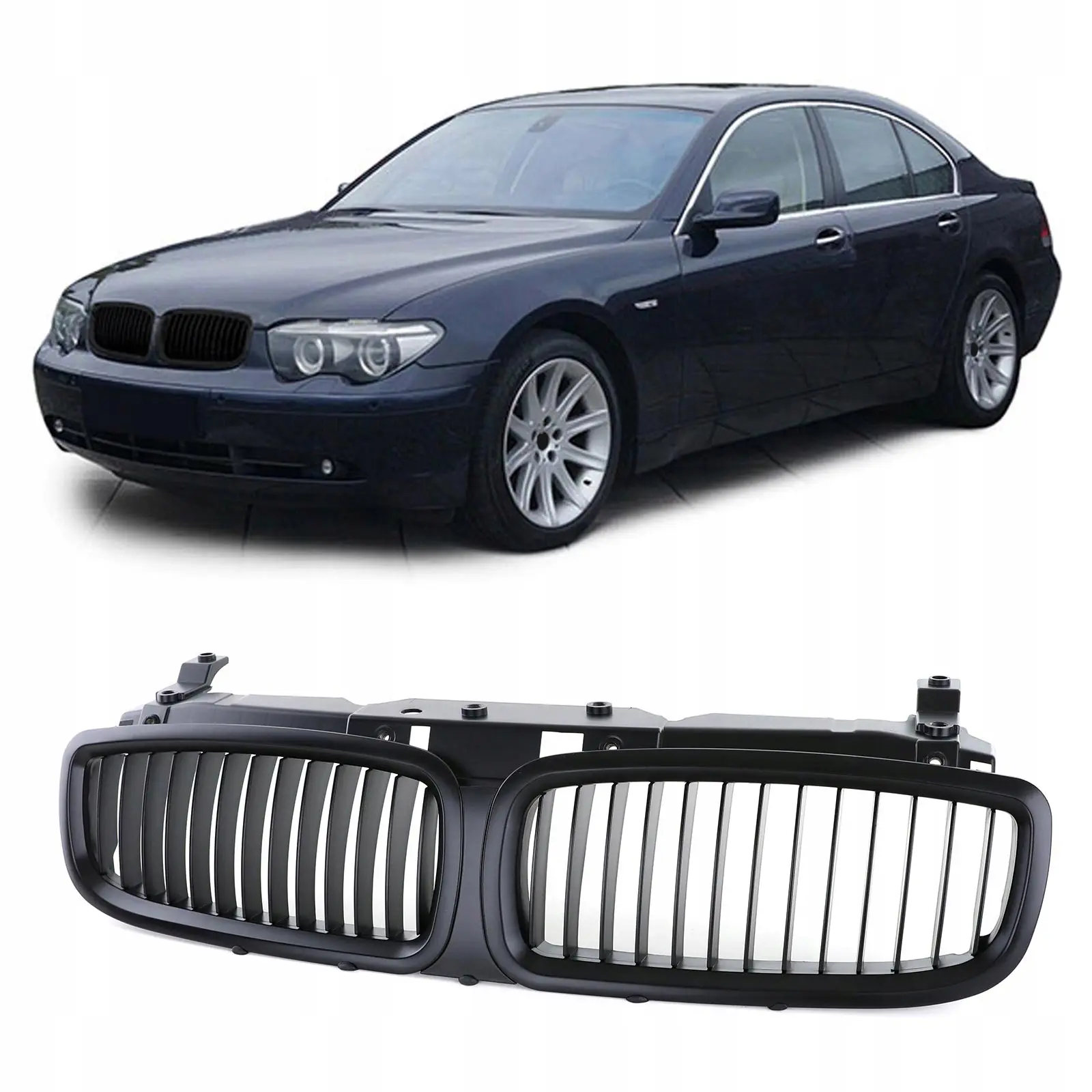 Grill BMW 7 (E65 / E66) 2001 - 2005 | M Performance Black Matt